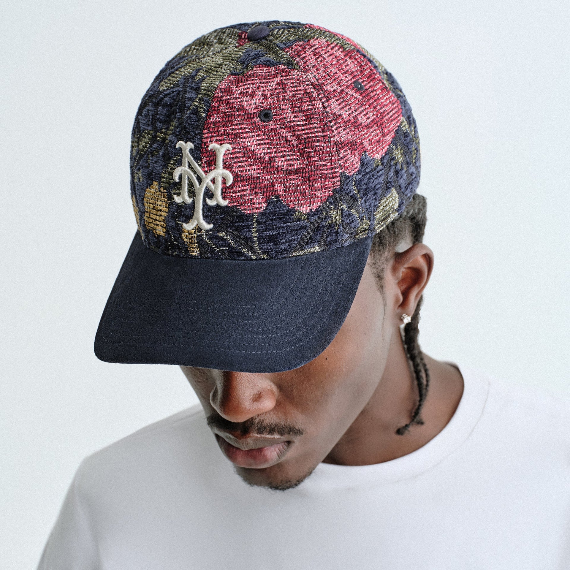 Kith & '47 for the New York Mets Chenille Tapestry Franchise LS Cap  - Ink