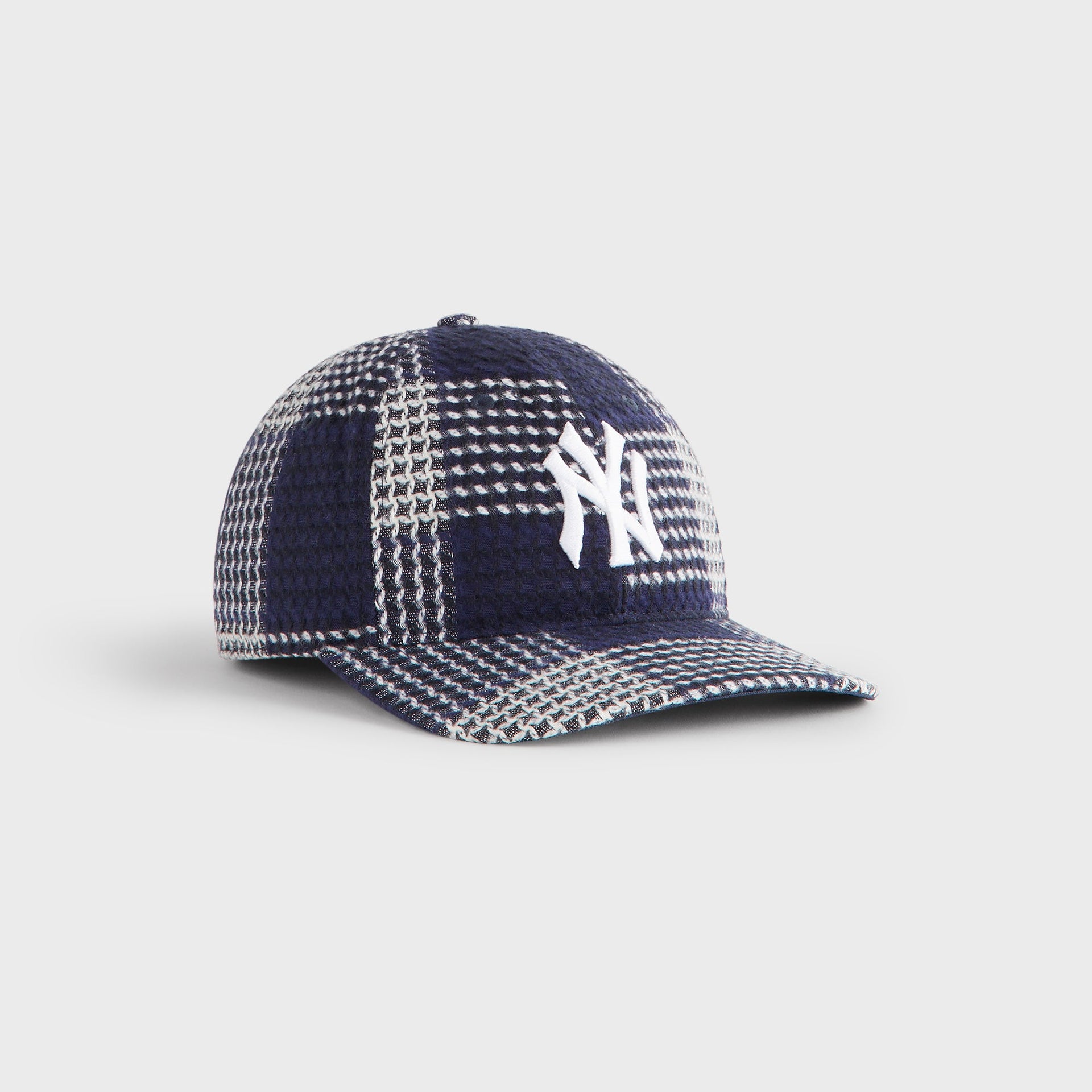 Kith & '47 for the New York Yankees Textured Plaid Franchise LS Cap - Nocturnal