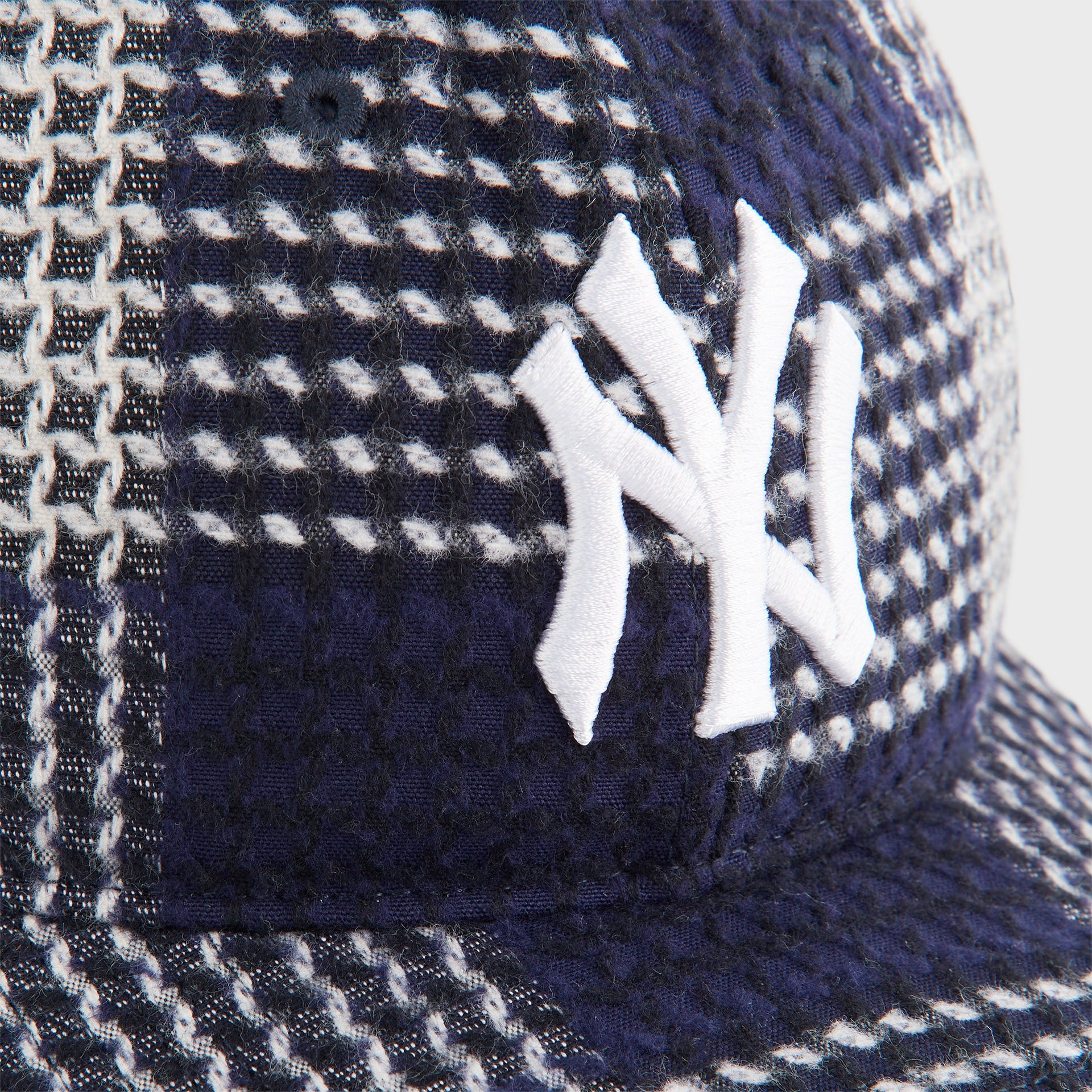 Kith & '47 for the New York Yankees Textured Plaid Franchise LS Cap - Nocturnal