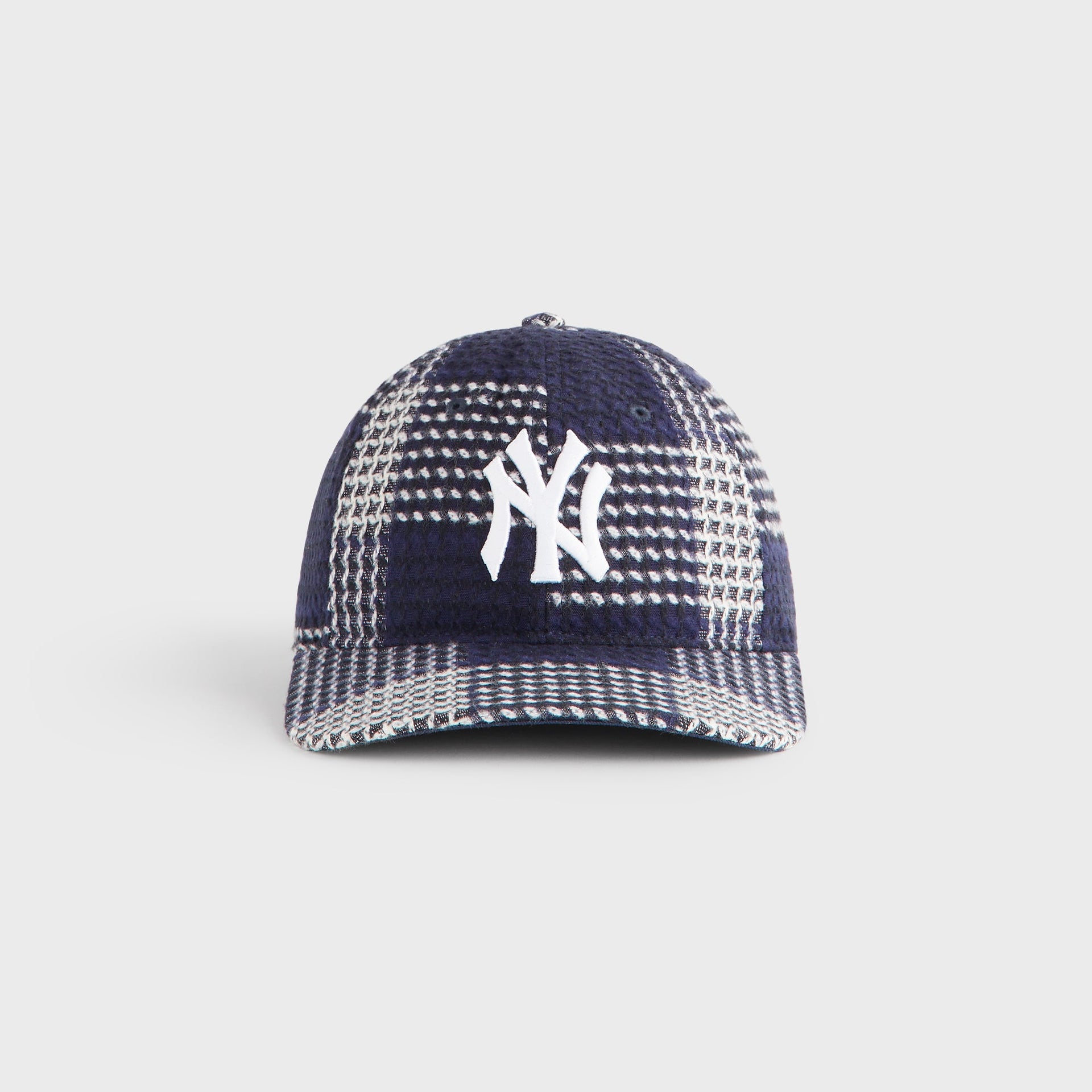 Kith & '47 for the New York Yankees Textured Plaid Franchise LS Cap - Nocturnal