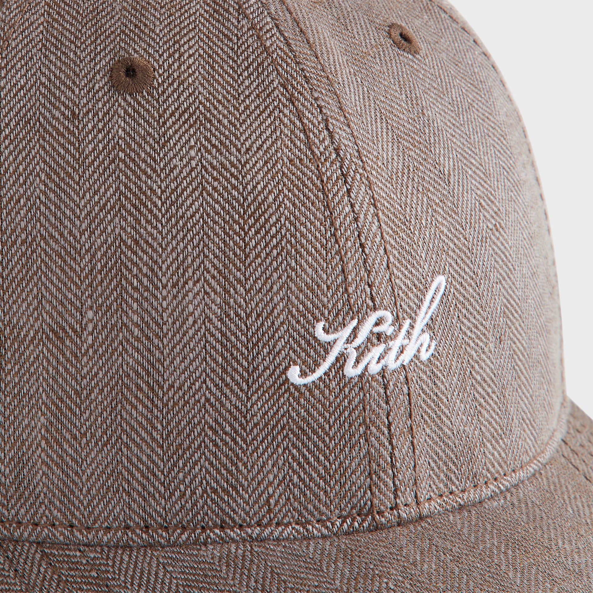 Kith Herringbone Snap Aaron Classic Cap - Kindling