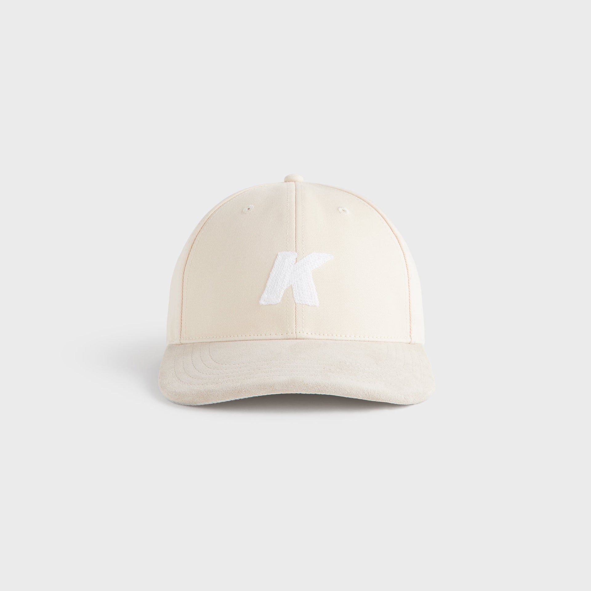 Kith Twill & Suede Aaron Classic Cap - Sandrift