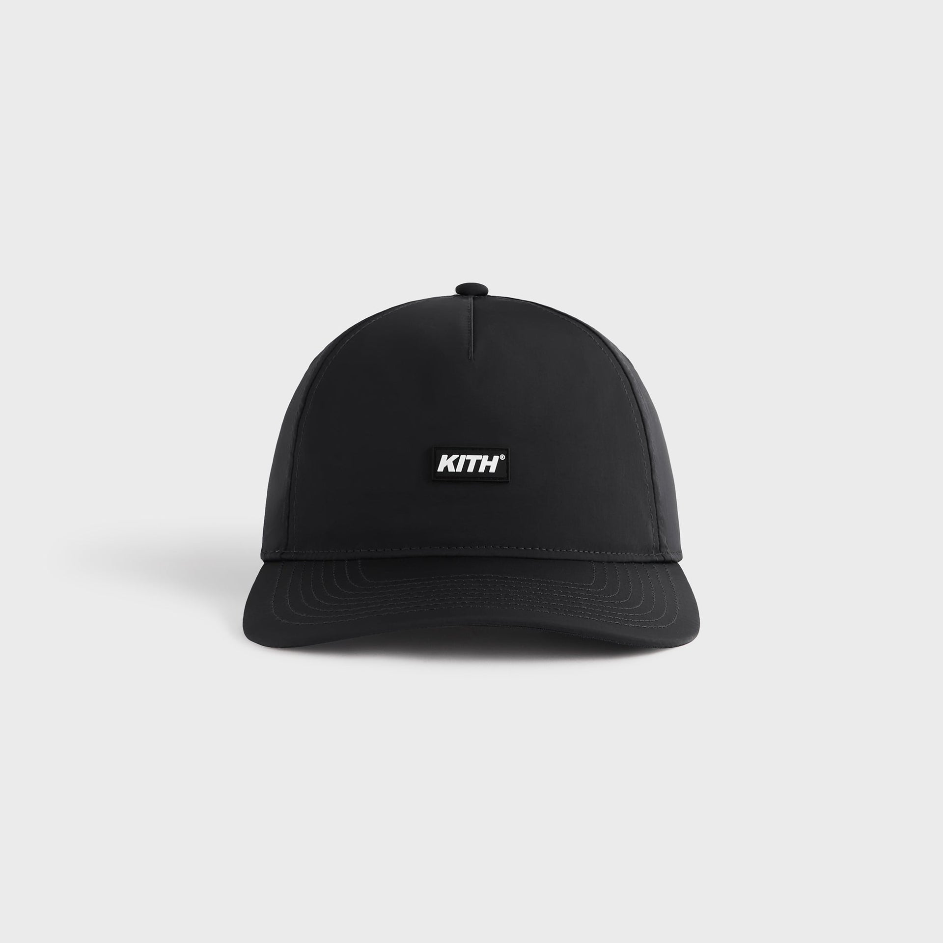 Kith Wrinkle Nylon Bay Low Pinch Crown - Black