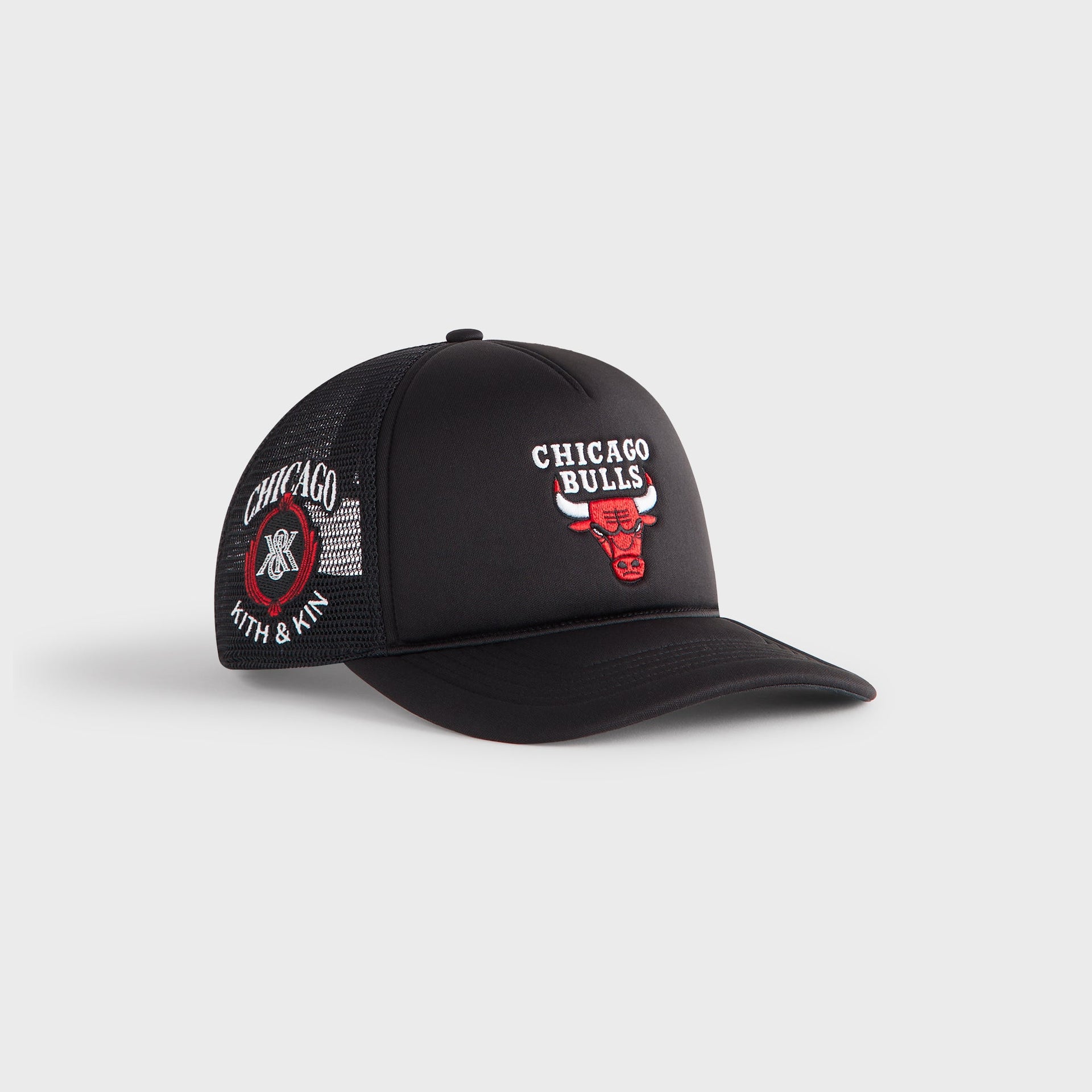 Kith & '47 for the Chicago Bulls Hitch Snapback Trucker Hat - Black