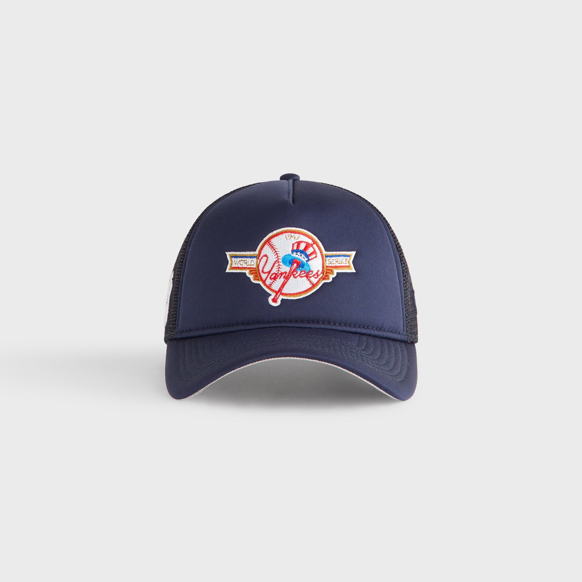 Kith & New Era for the New York Yankees Top Hat 9FORTY A Frame Trucker Snapback - Nocturnal