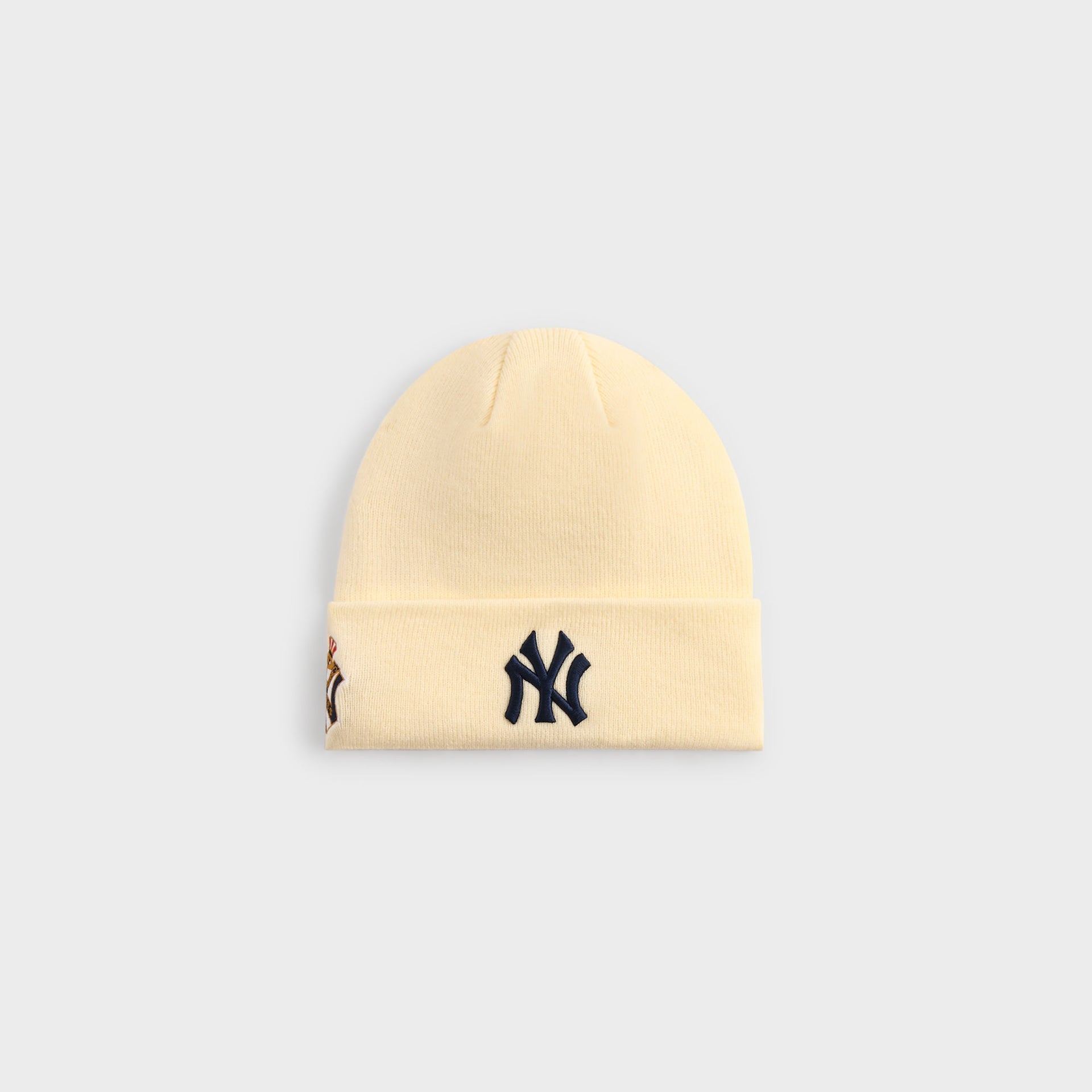 Kith & New Era for the New York Yankees Knit Beanie - Sandrift