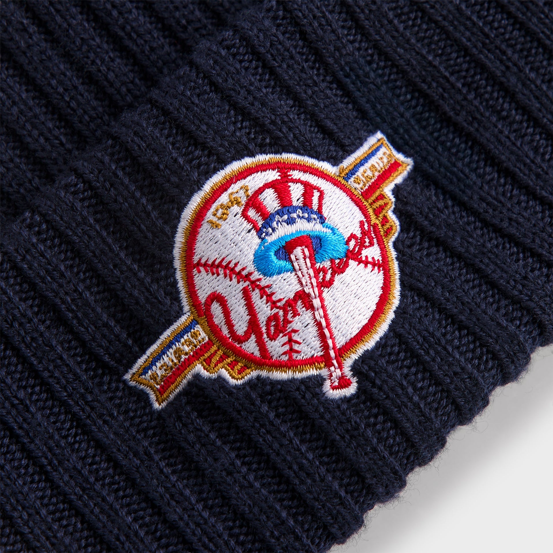 Kith & New Era for the New York Yankees Merino Knit Beanie - Nocturnal