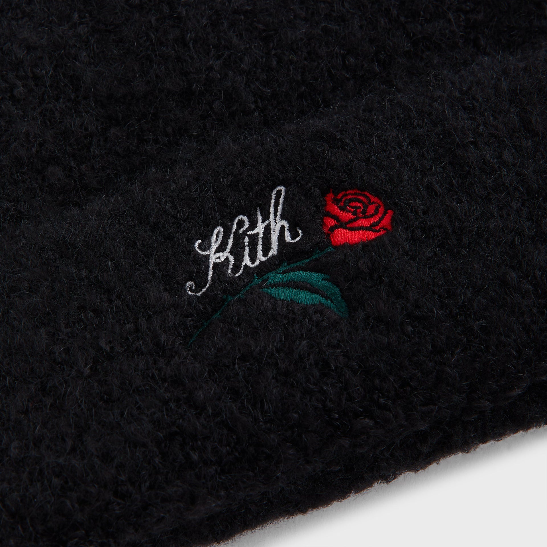 Kith Boucle Yarn Mia Beanie - Black