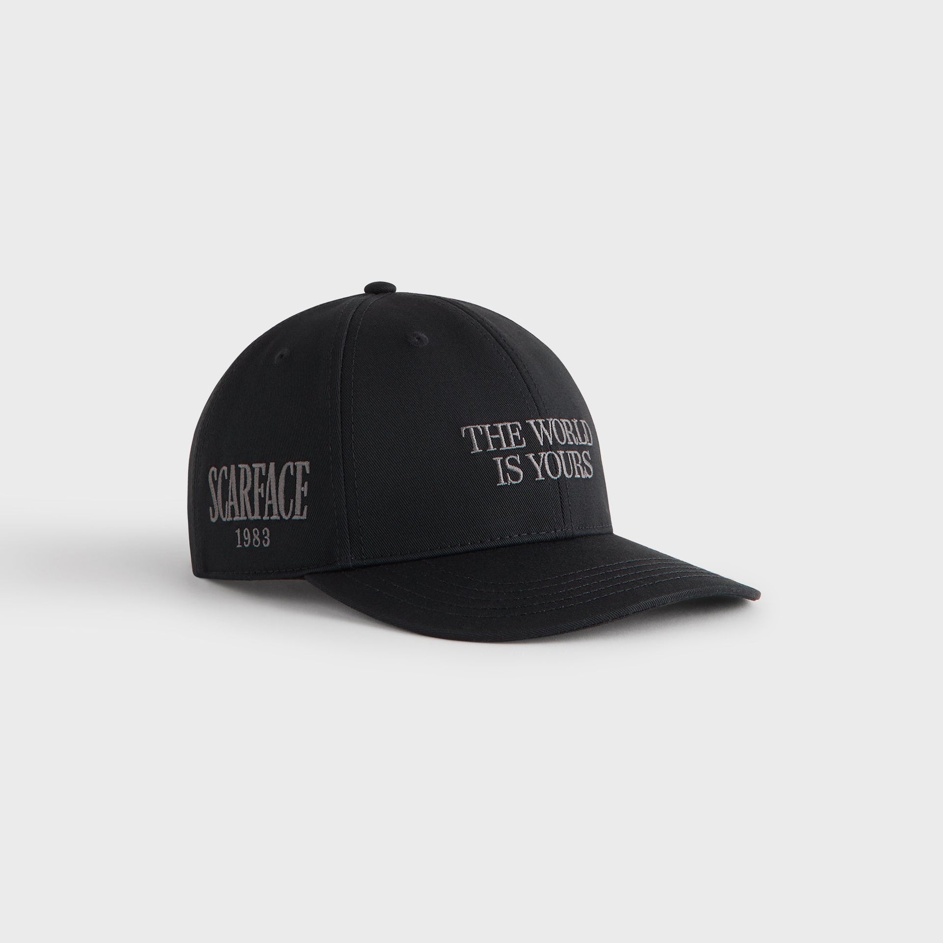 Kith for Scarface Twill Tonal Aaron Cap - Black