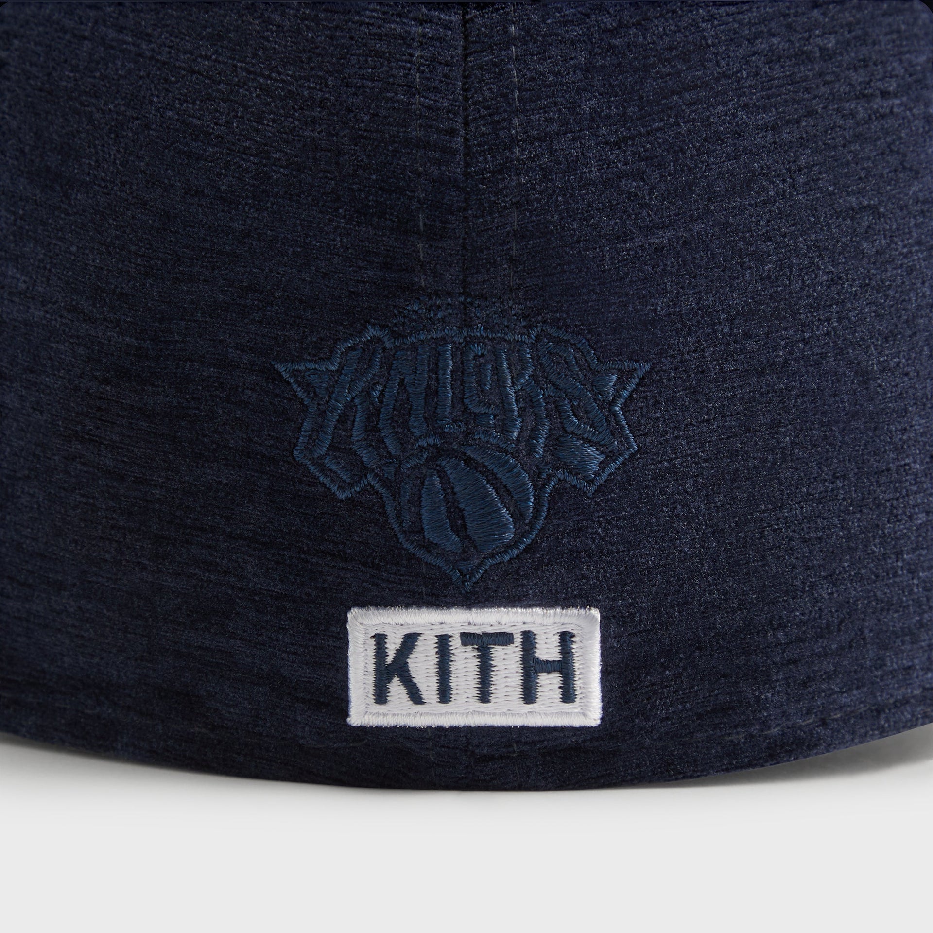 Kith & New Era for the New York Knicks Chenille 59FIFTY Low Profile Fitted Cap - Nocturnal