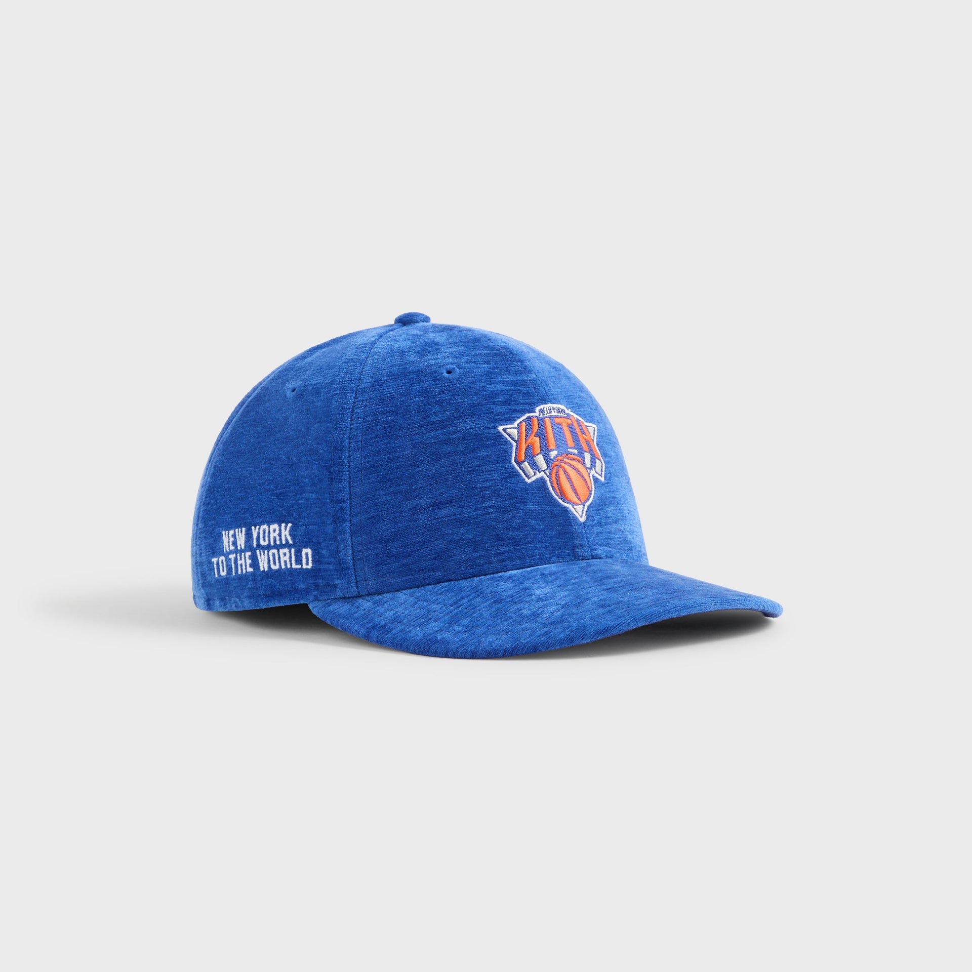 Kith & New Era for the New York Knicks Chenille 59FIFTY Low Profile Fitted Cap - Royal