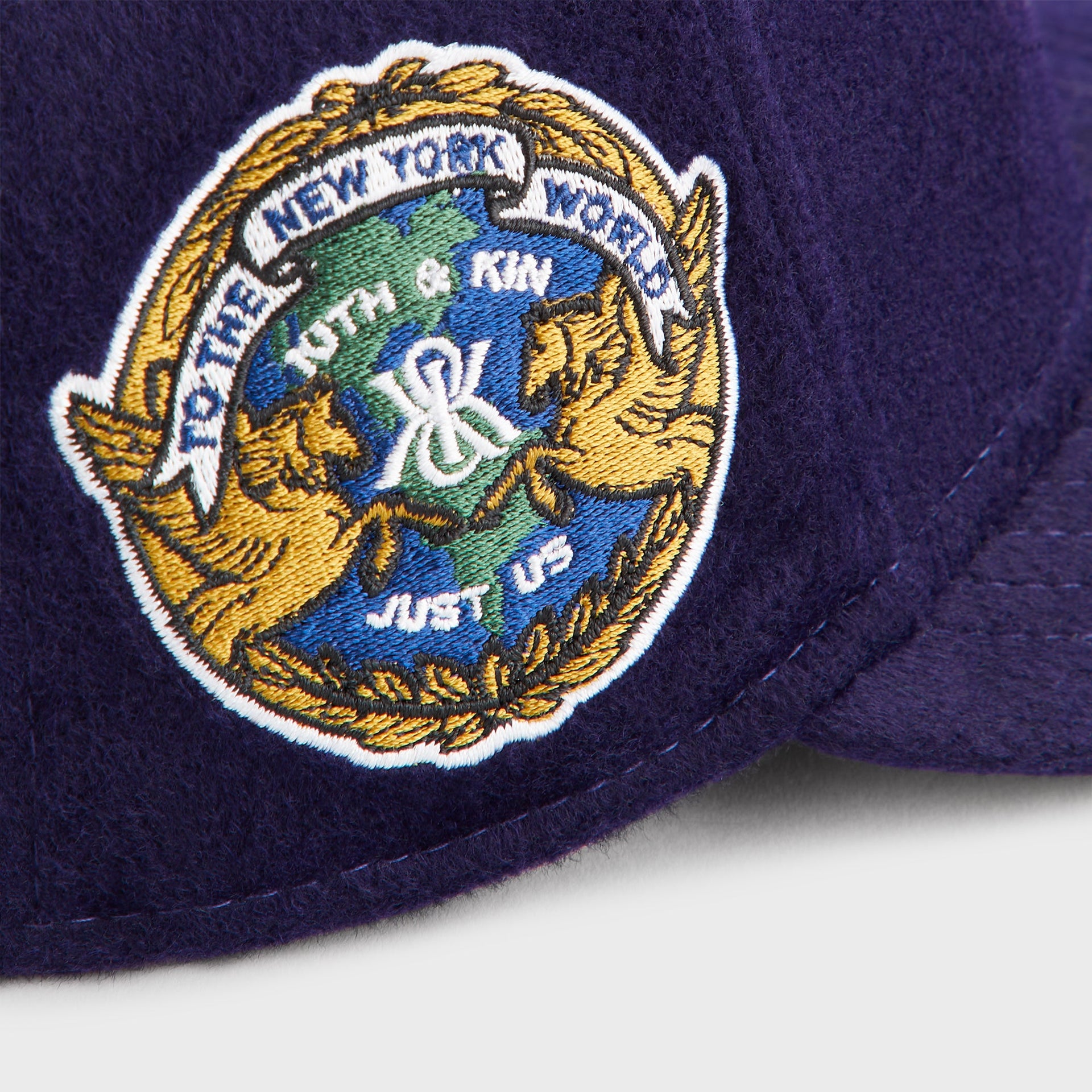 Kith & New Era for the New York Yankees Melton Wool 59FIFTY Low Profile Cap - Nocturnal