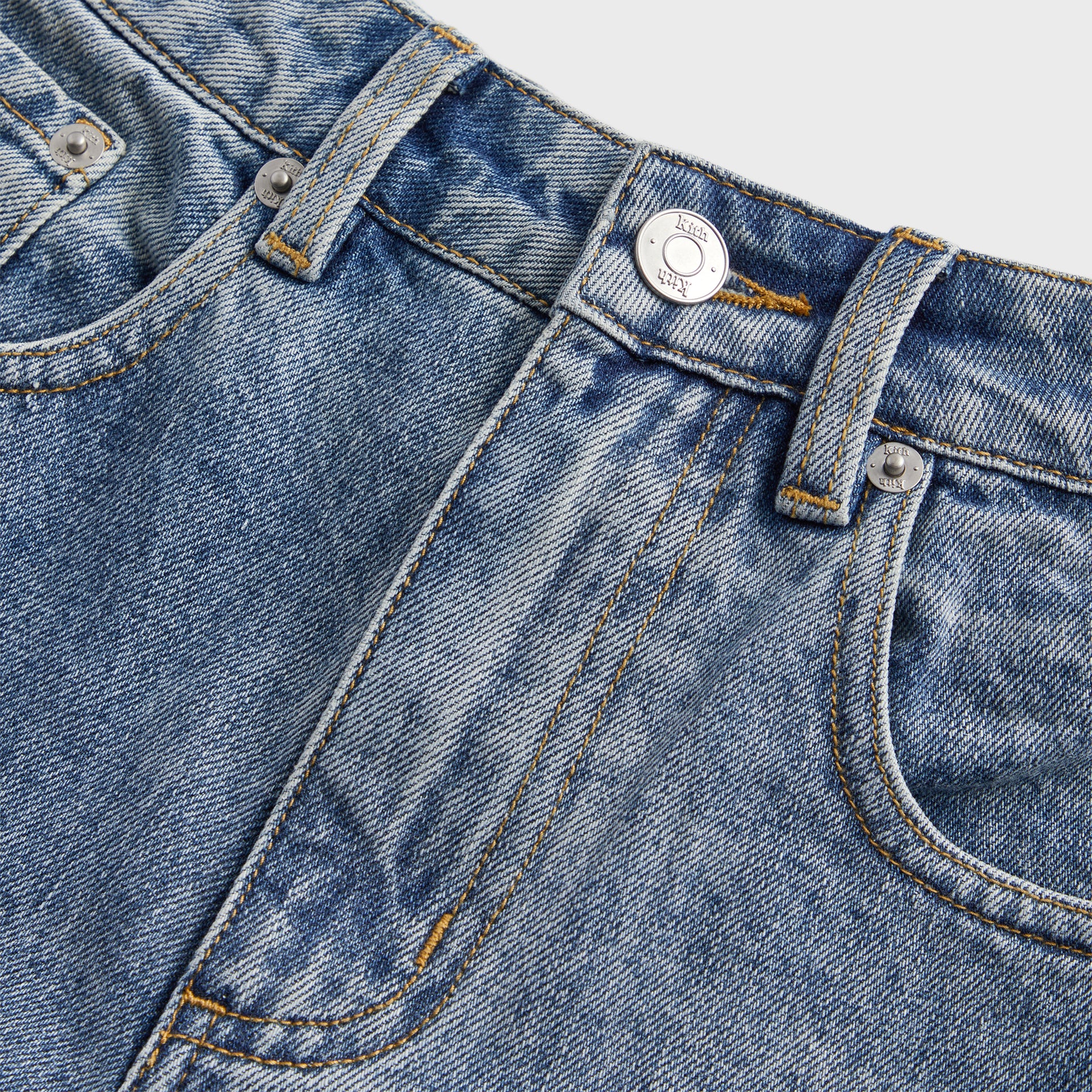 Kith Centre Straight Jean - Dark Indigo