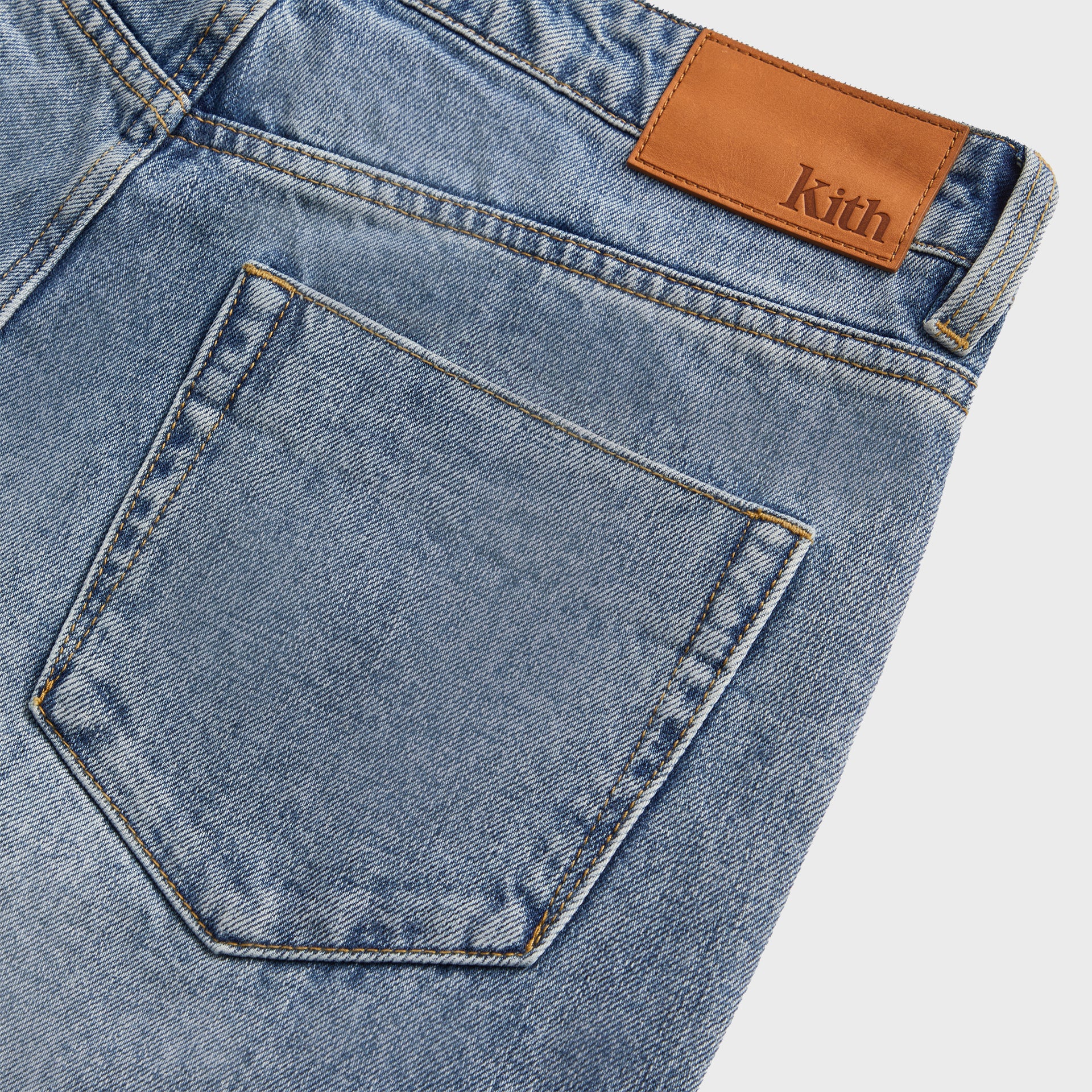 Kith Centre Straight Jean - Dark Indigo