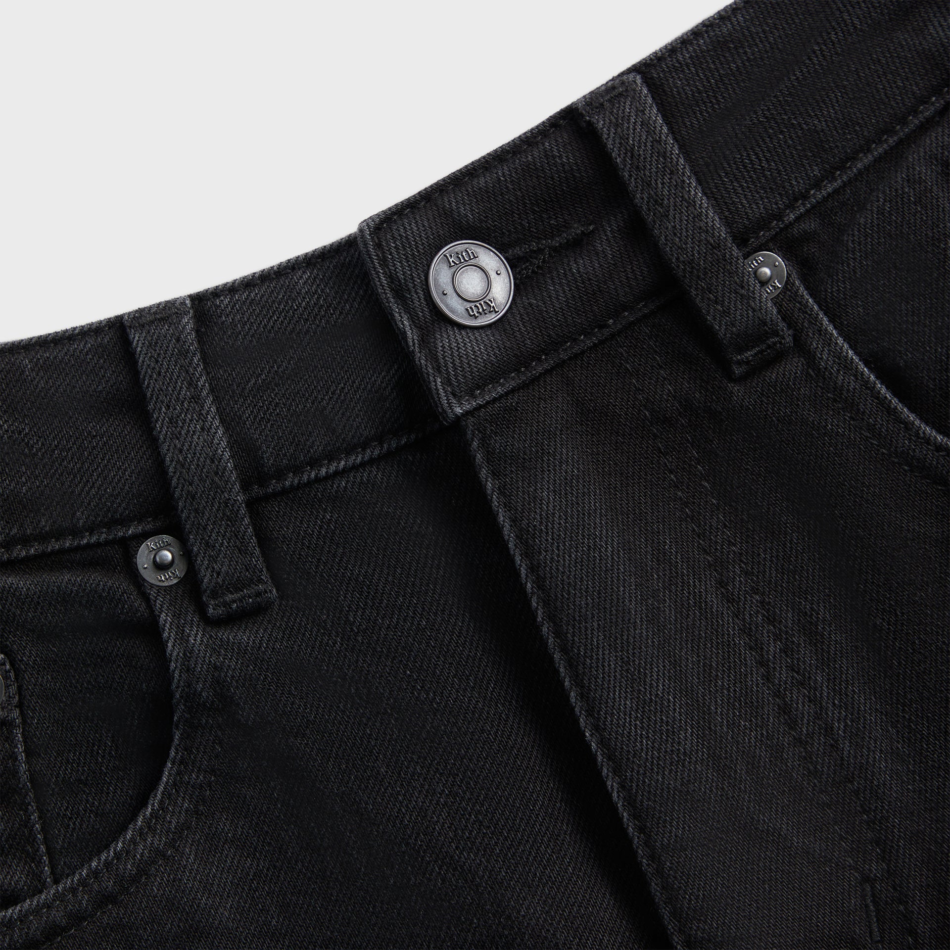 Kith Centre Straight Jean - Black