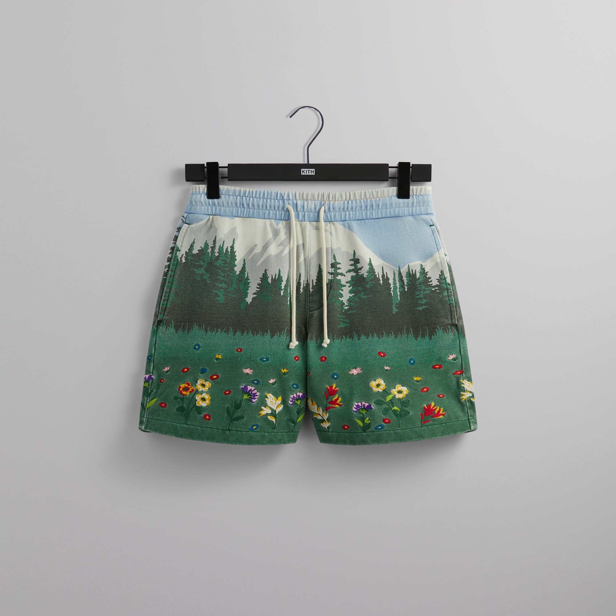 Kith Scenic Fleece Curtis Short - Larimar