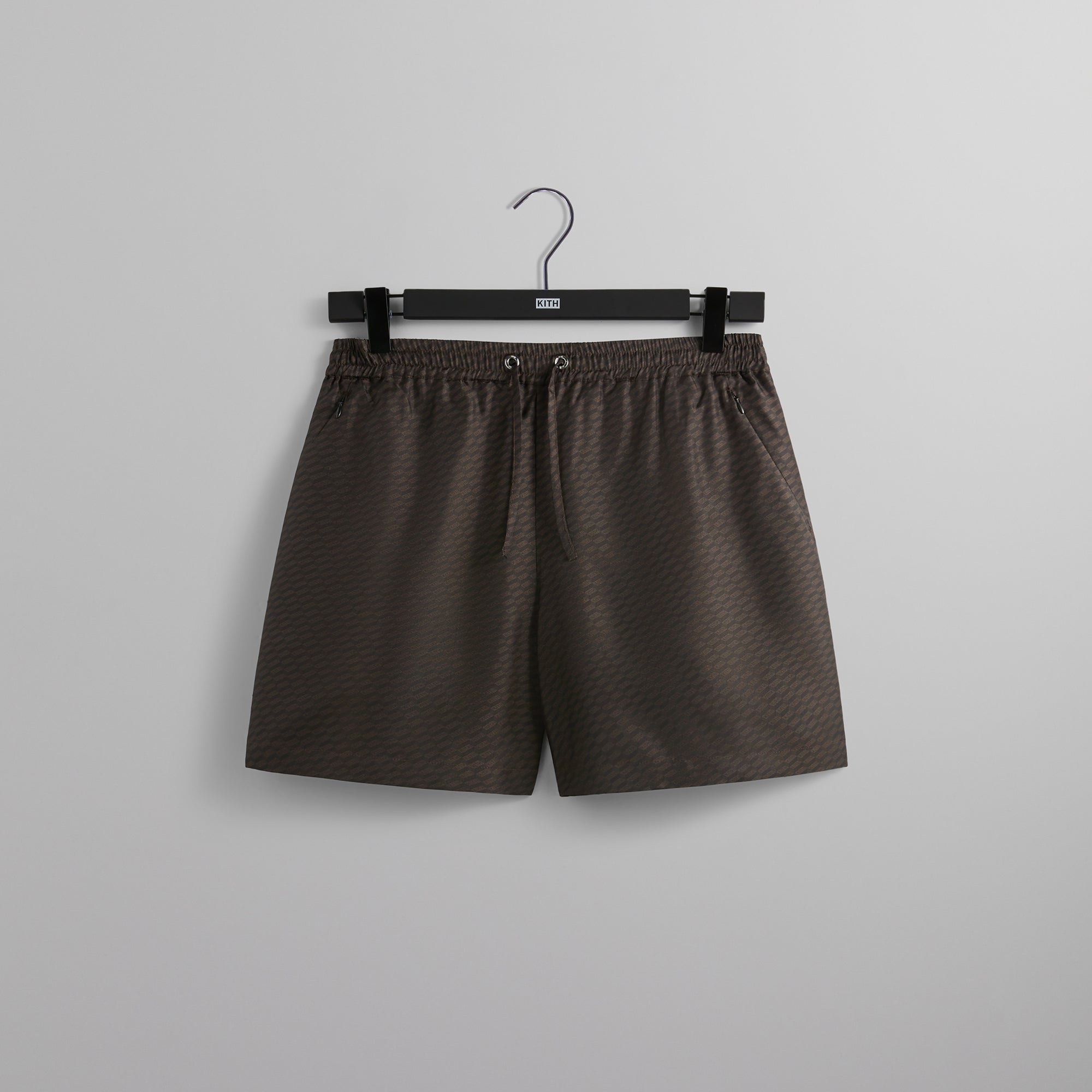 Kith Monogram Silk Cedar Short - Kindling