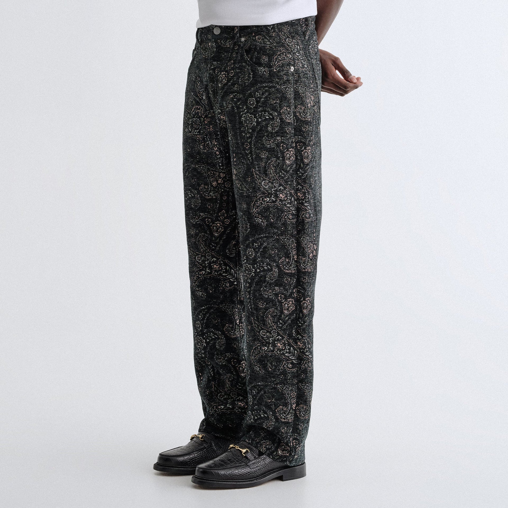 Kith Paisley Tapestry Webster Chill - Equestrian