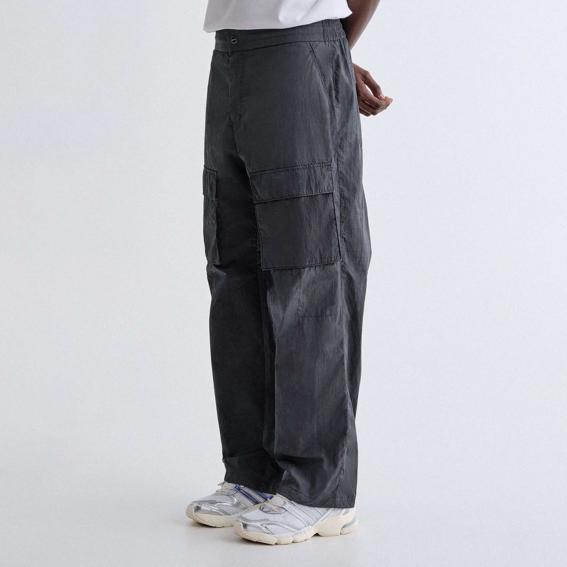 Kith Garment Dyed Nylon Hooper Pant - Thunder
