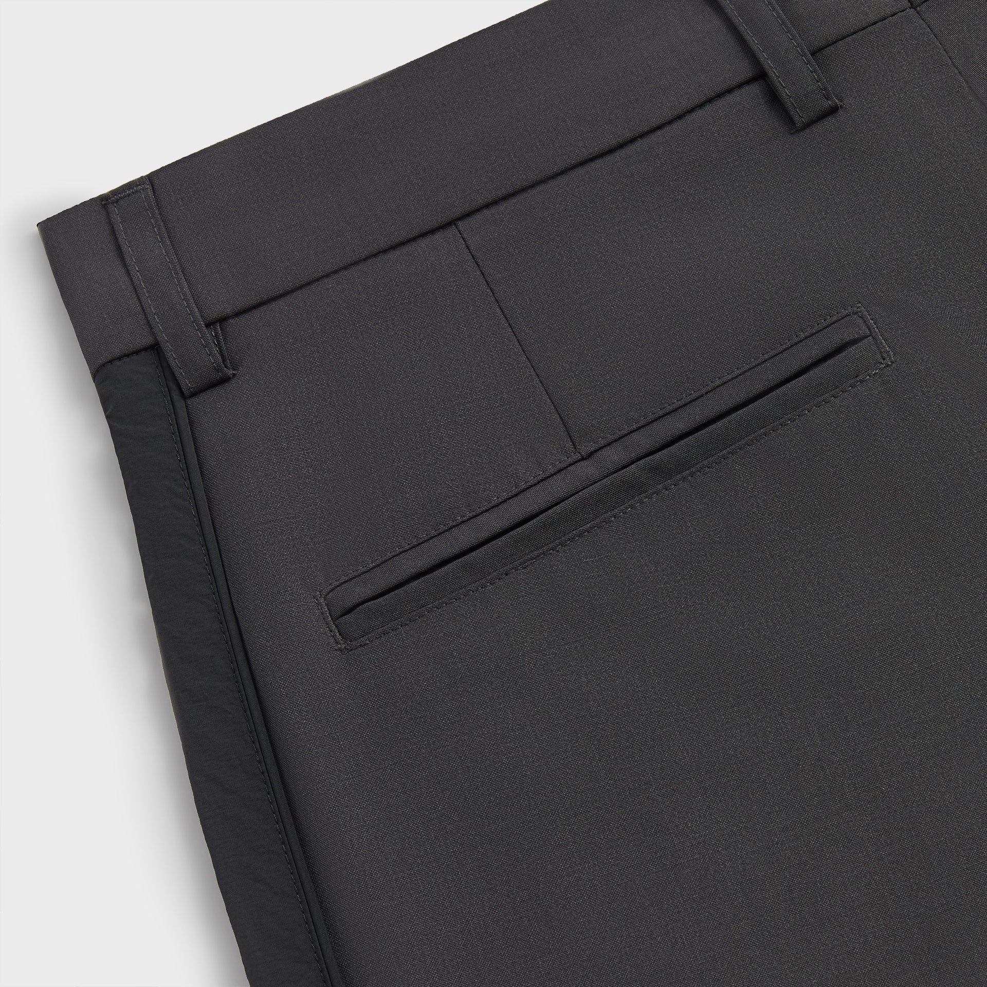 &Kin Tropical Wool Callum Trouser - Carbon