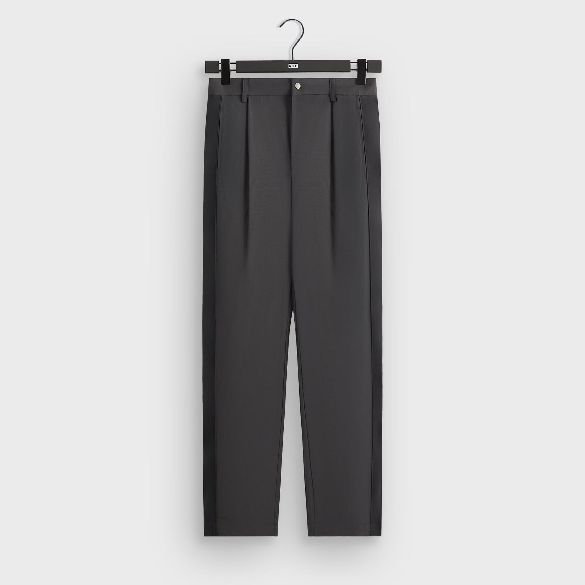 &Kin Tropical Wool Callum Trouser - Carbon