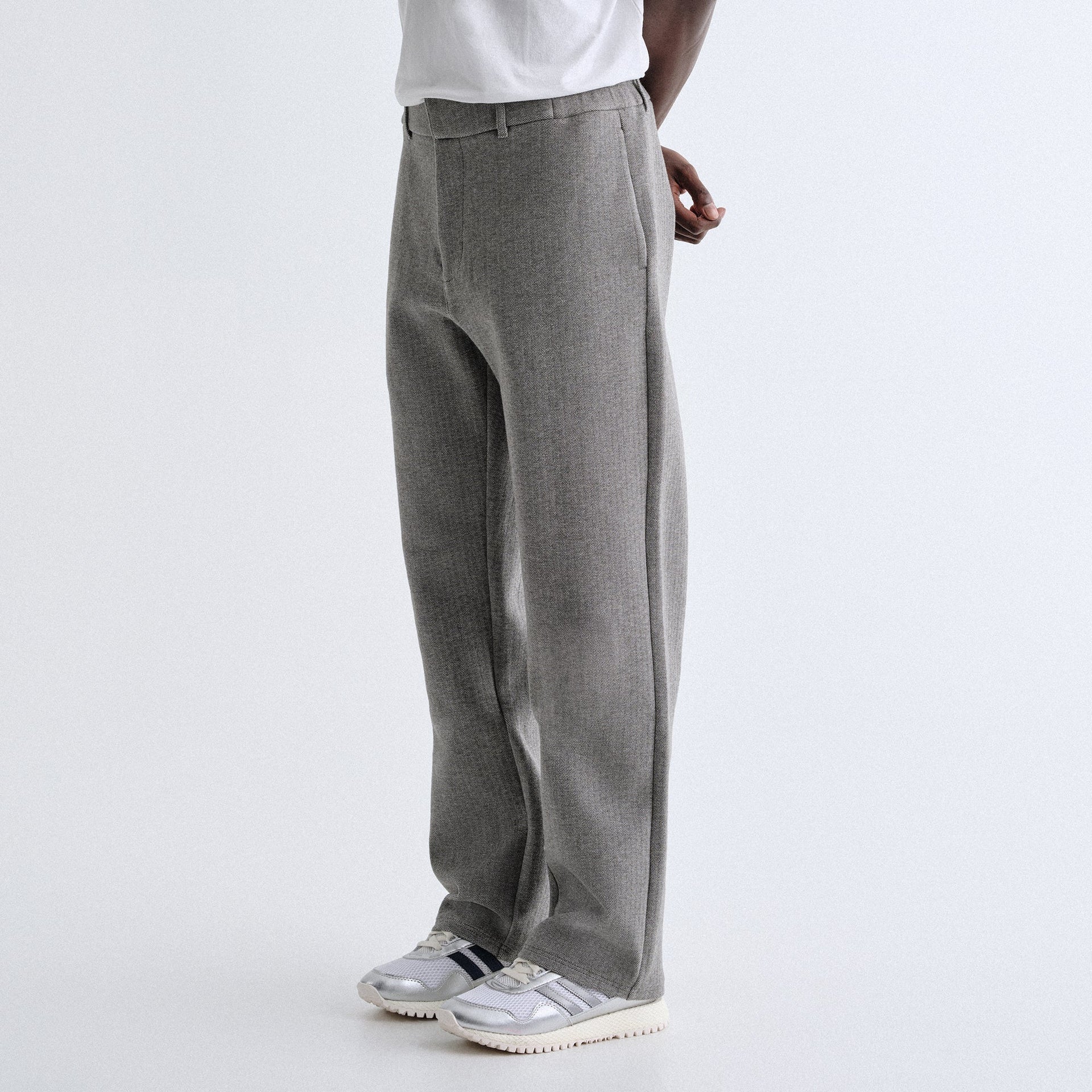 &Kin Double Face Bryson Sweatpant - Dark Heather Grey