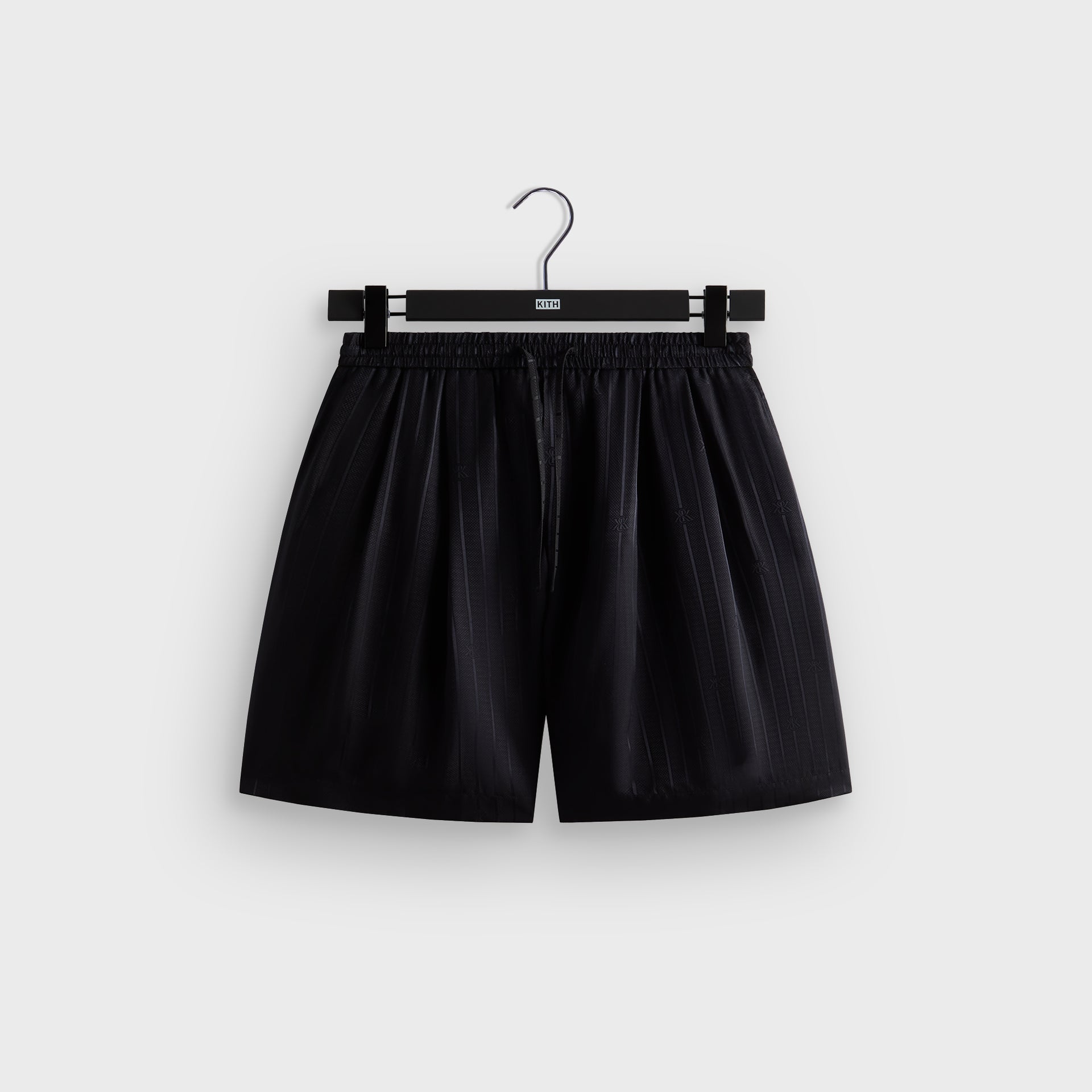 Kith Crest Logo Kylan Pull On Short - Black
