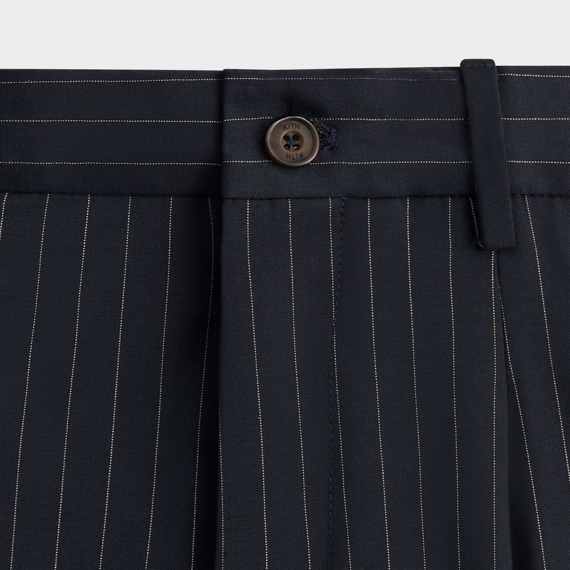 &Kin Tropical Wool Han Trouser - Admiral