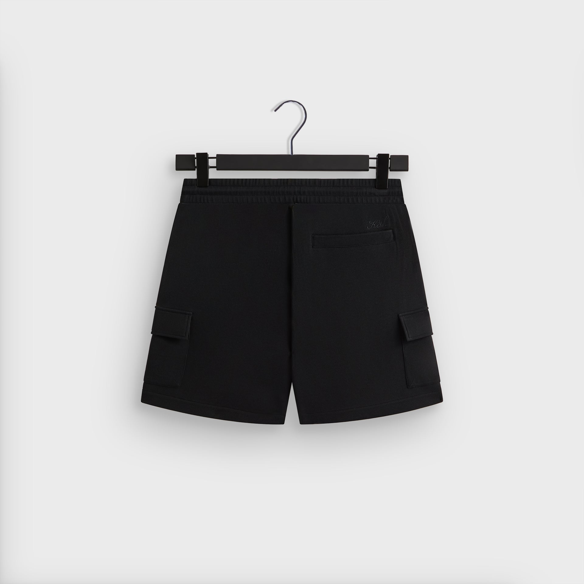 Kith Micro Waffle Fairfax Cargo Short - Black