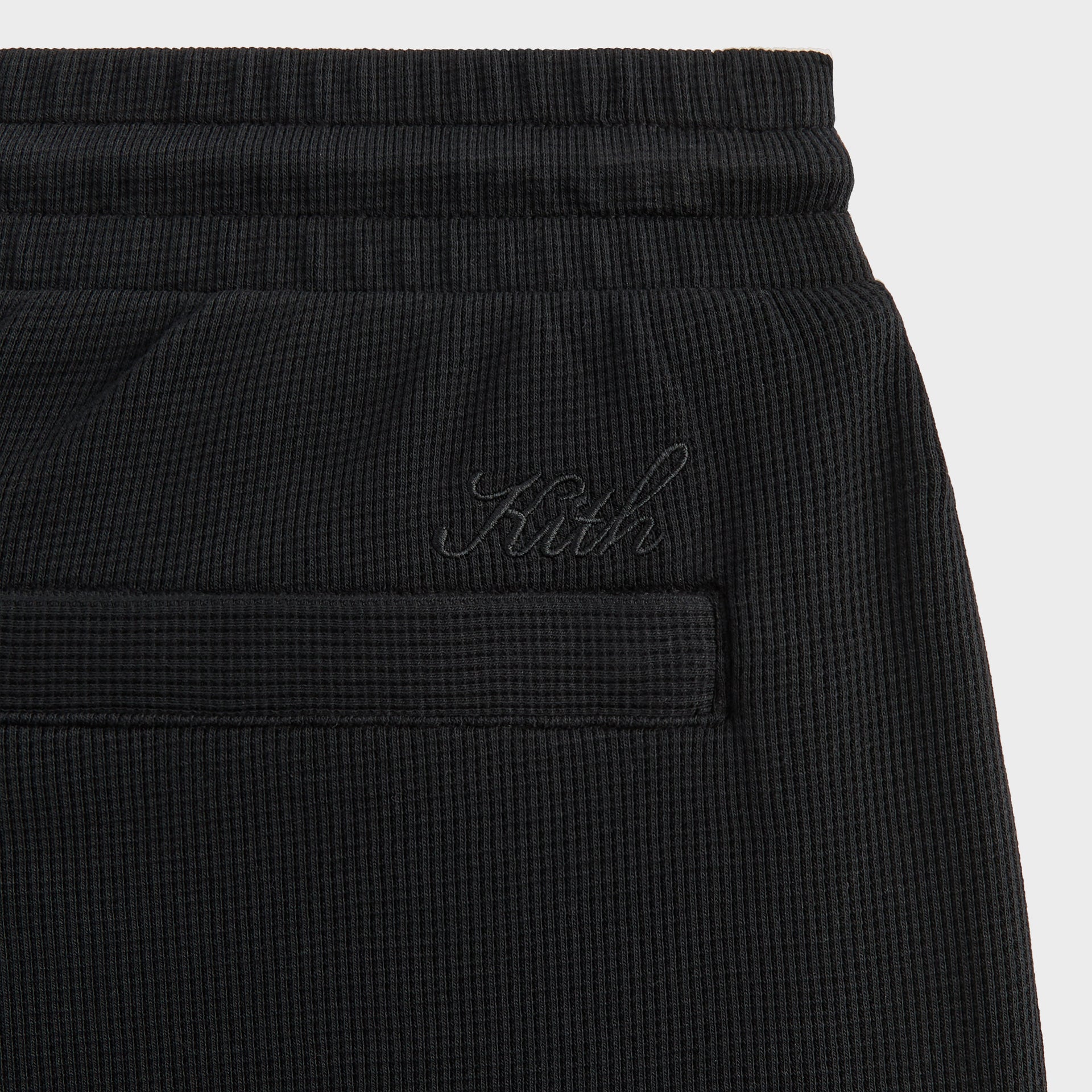 Kith Micro Waffle Fairfax Cargo Short - Black