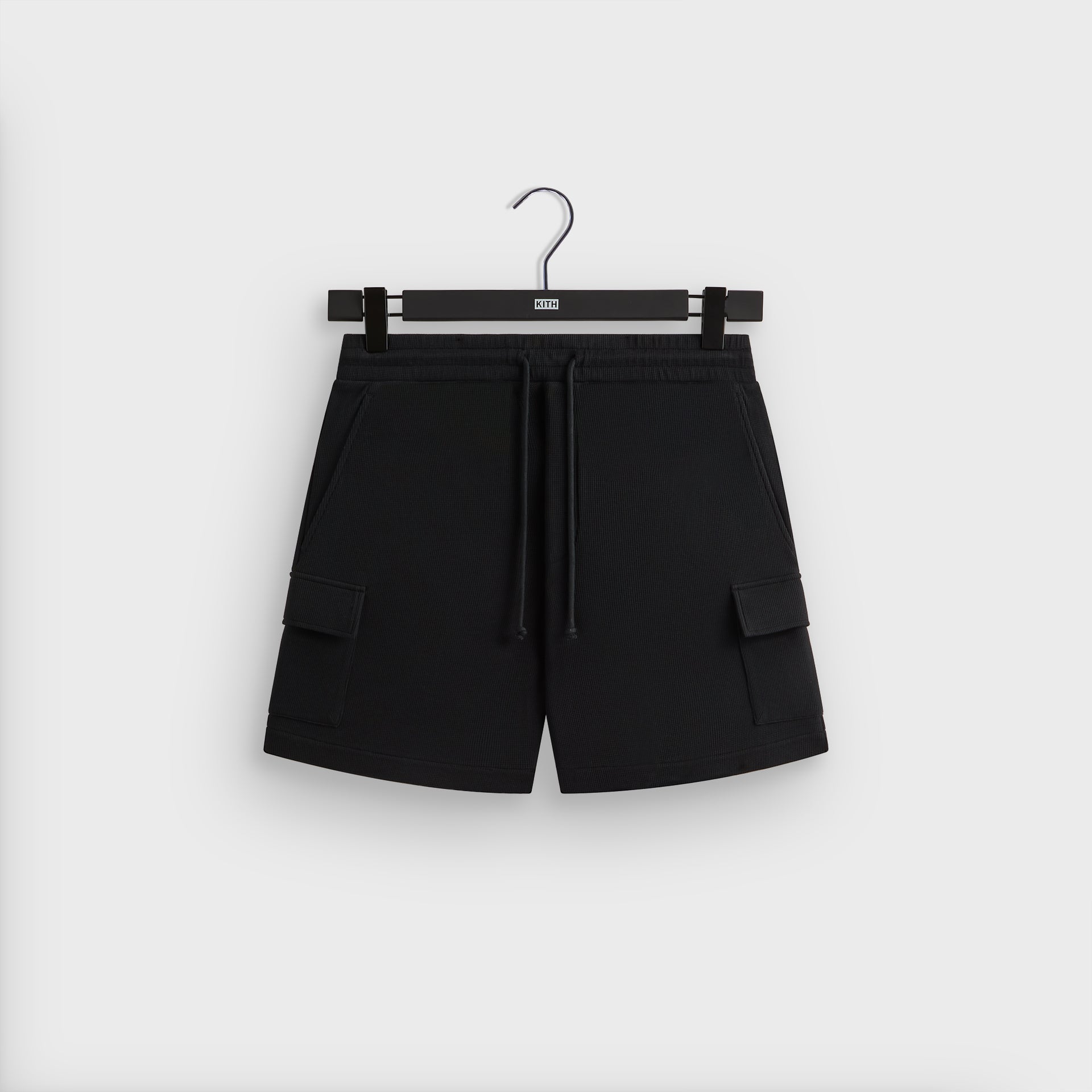 Kith Micro Waffle Fairfax Cargo Short - Black