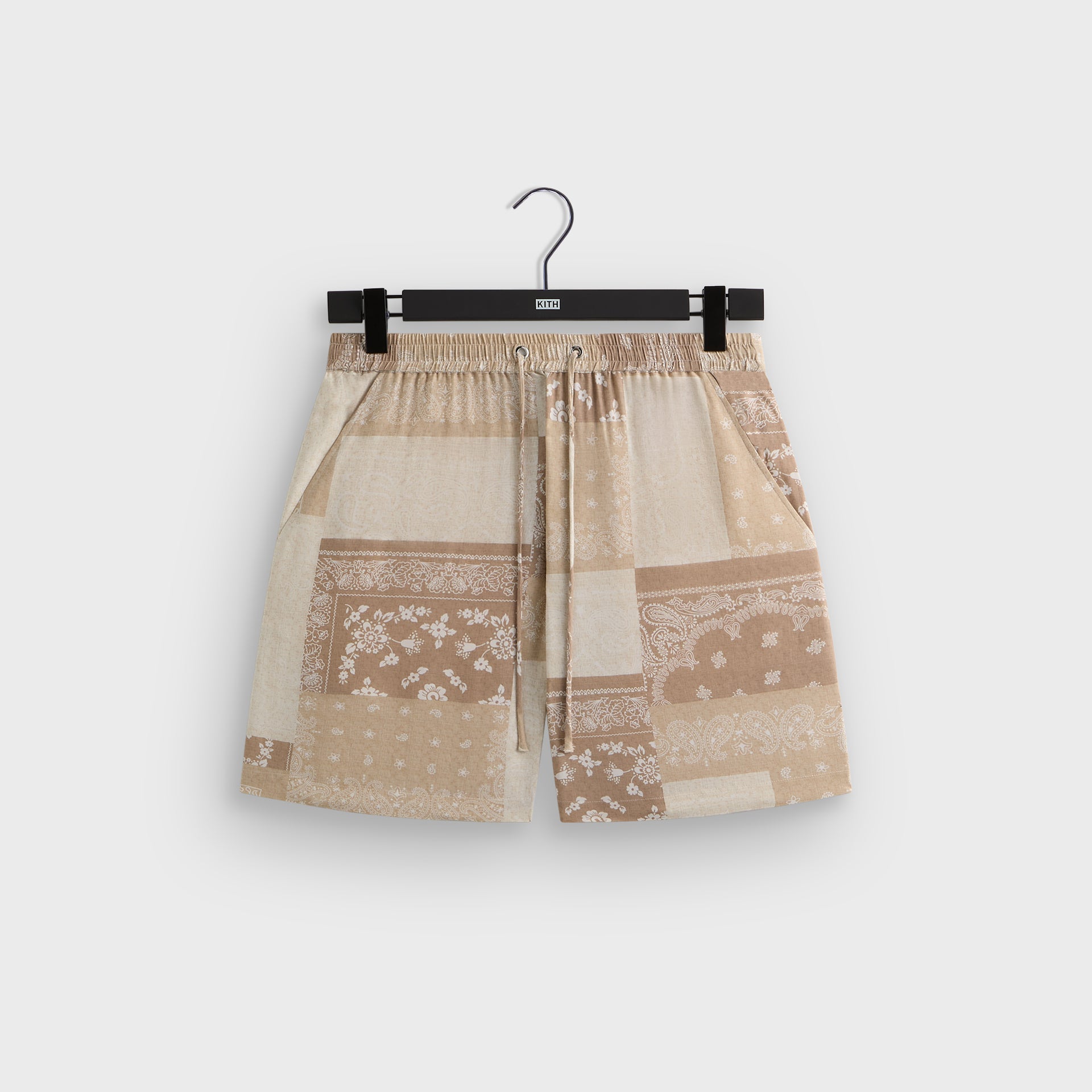 Kith Silk Lyocell Bandana Cedar Short - Canvas