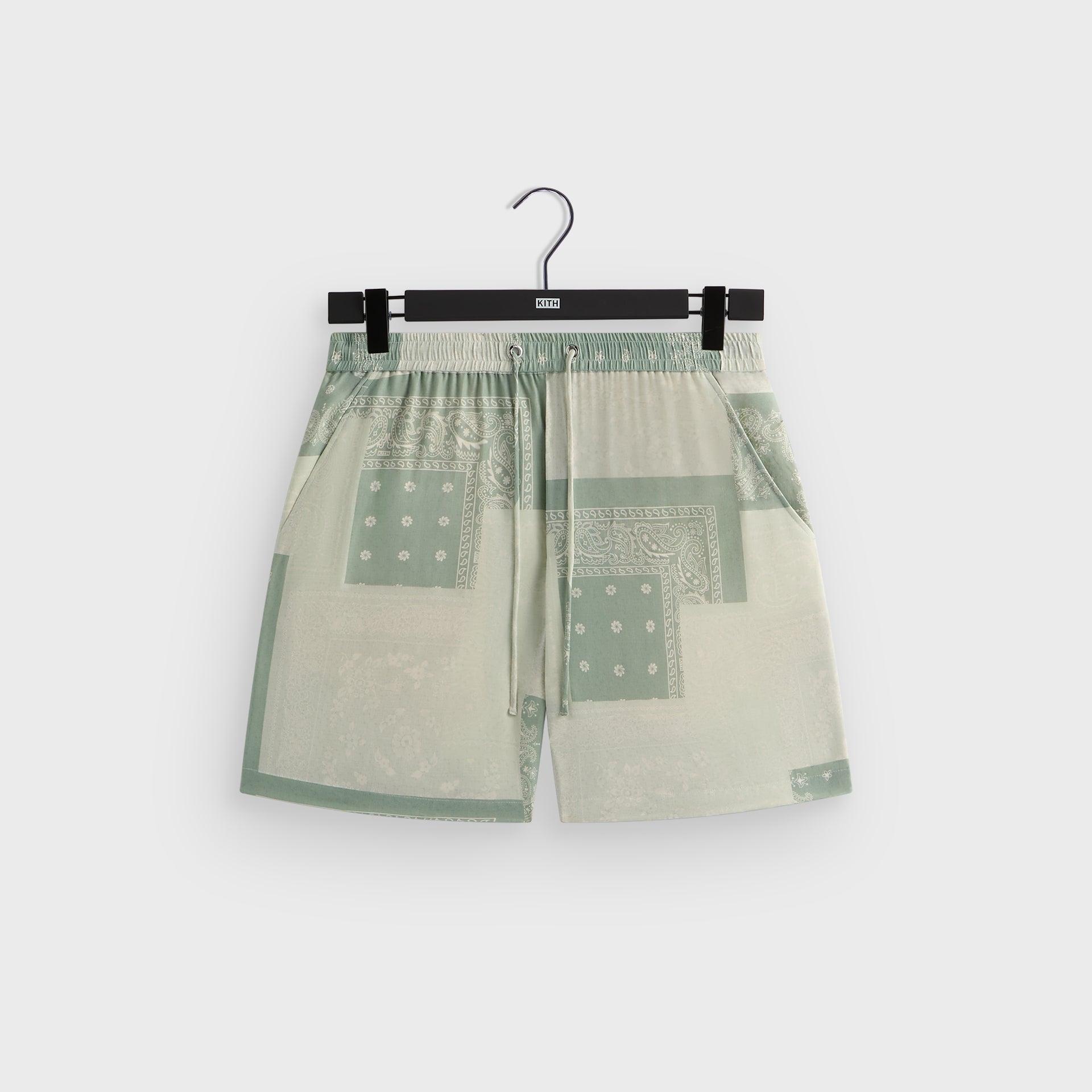 Kith Silk Lyocell Bandana Cedar Short - Realm