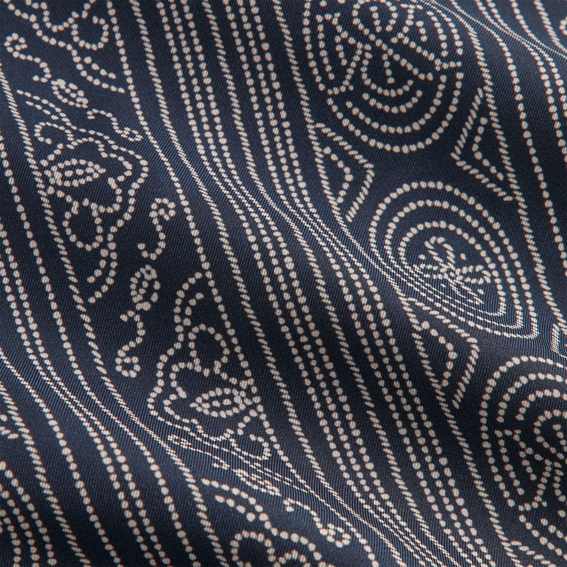 &Kin Batik Stripe Pleated Ari Trouser - Nocturnal