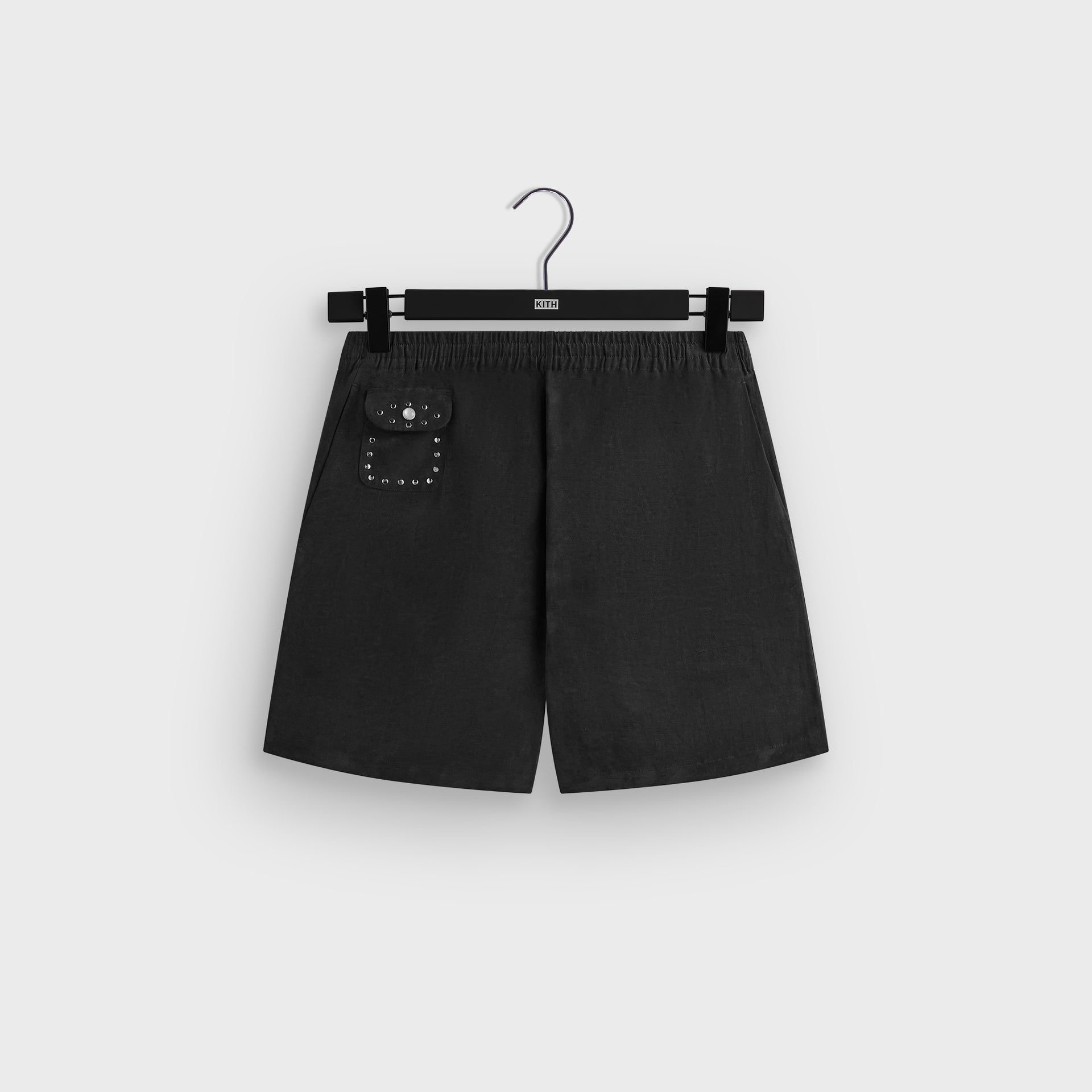 &Kin Cupro Linen Kellen Short - Black