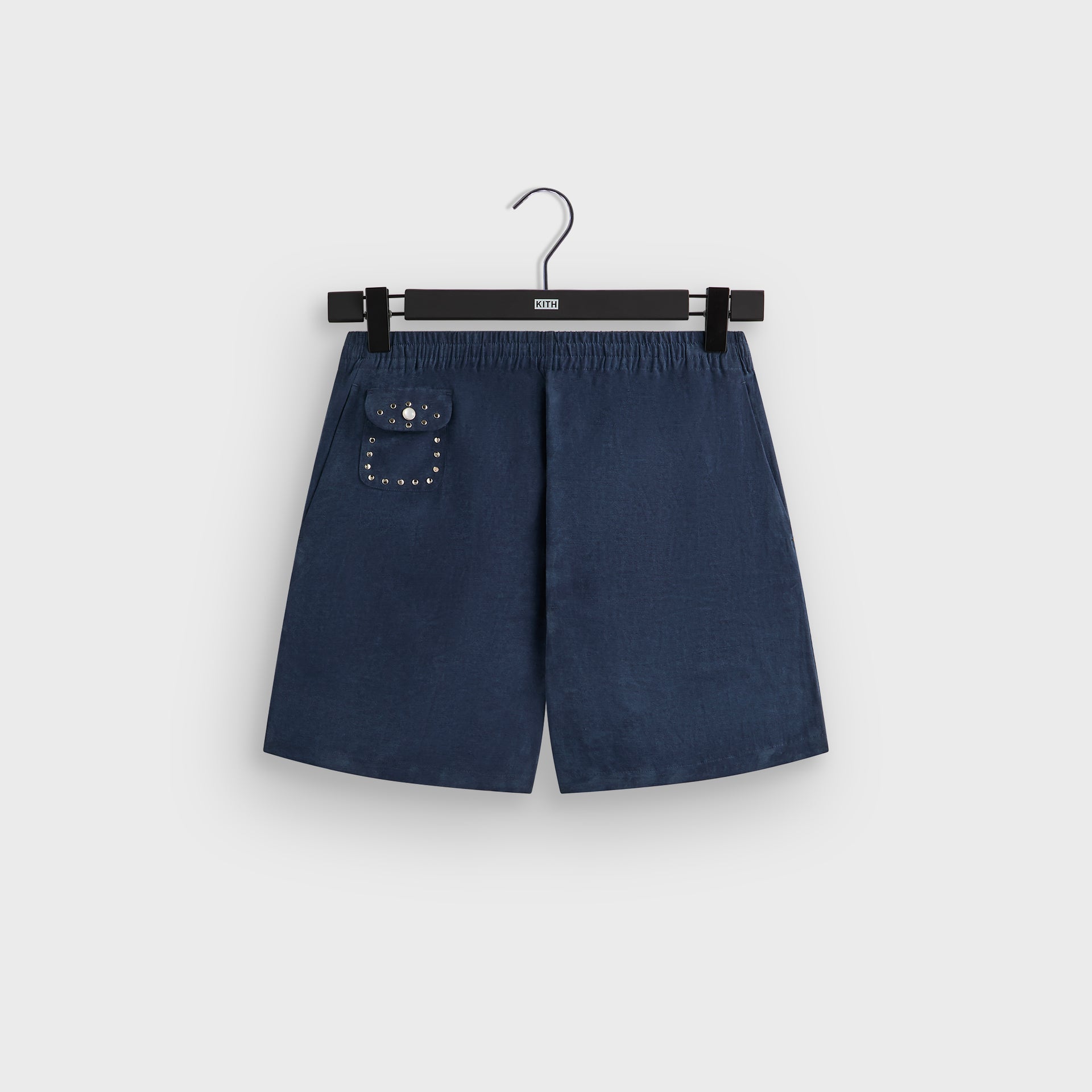 &Kin Cupro Linen Kellen Short - Nocturnal