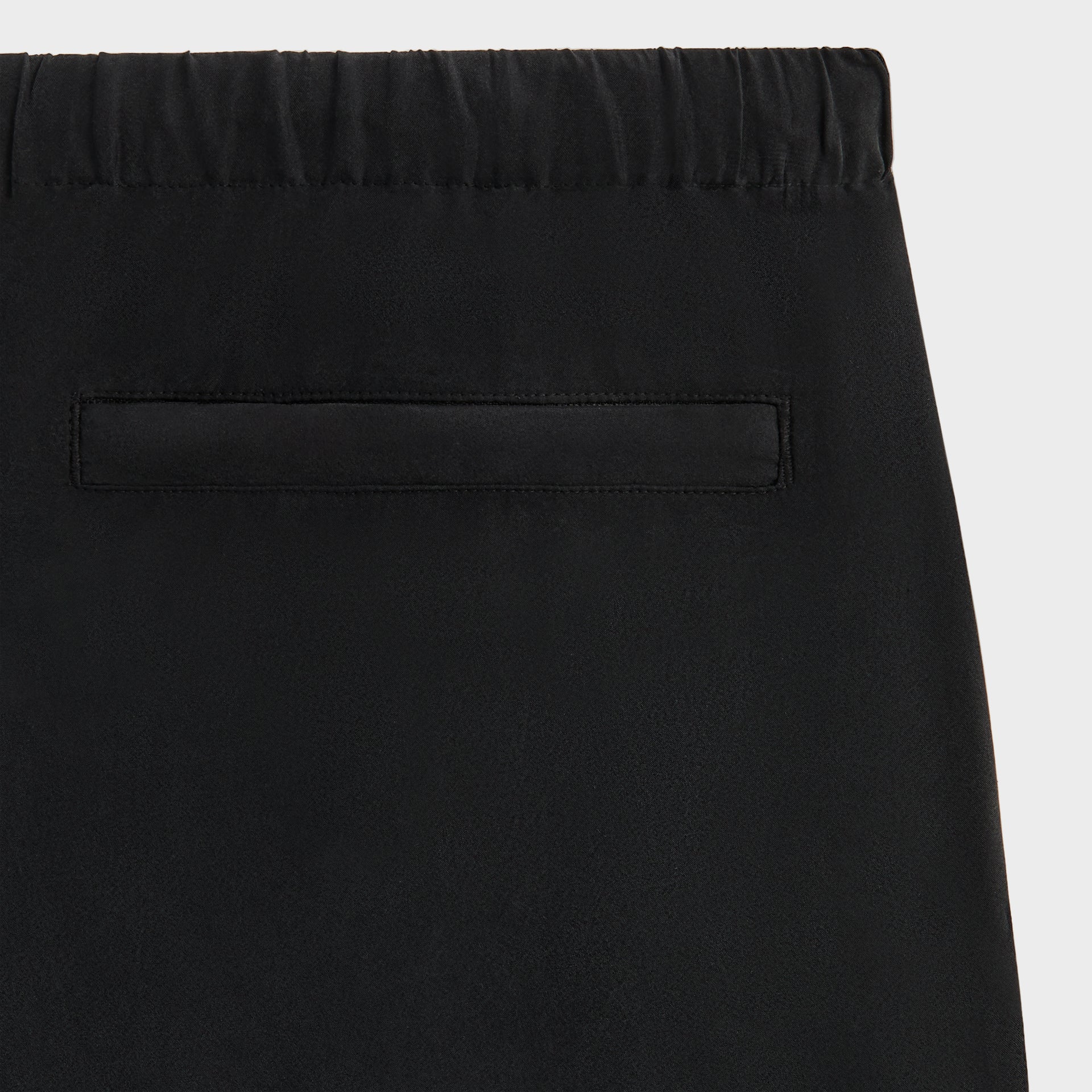 &Kin Silk Habotai Grayson Pant - Black