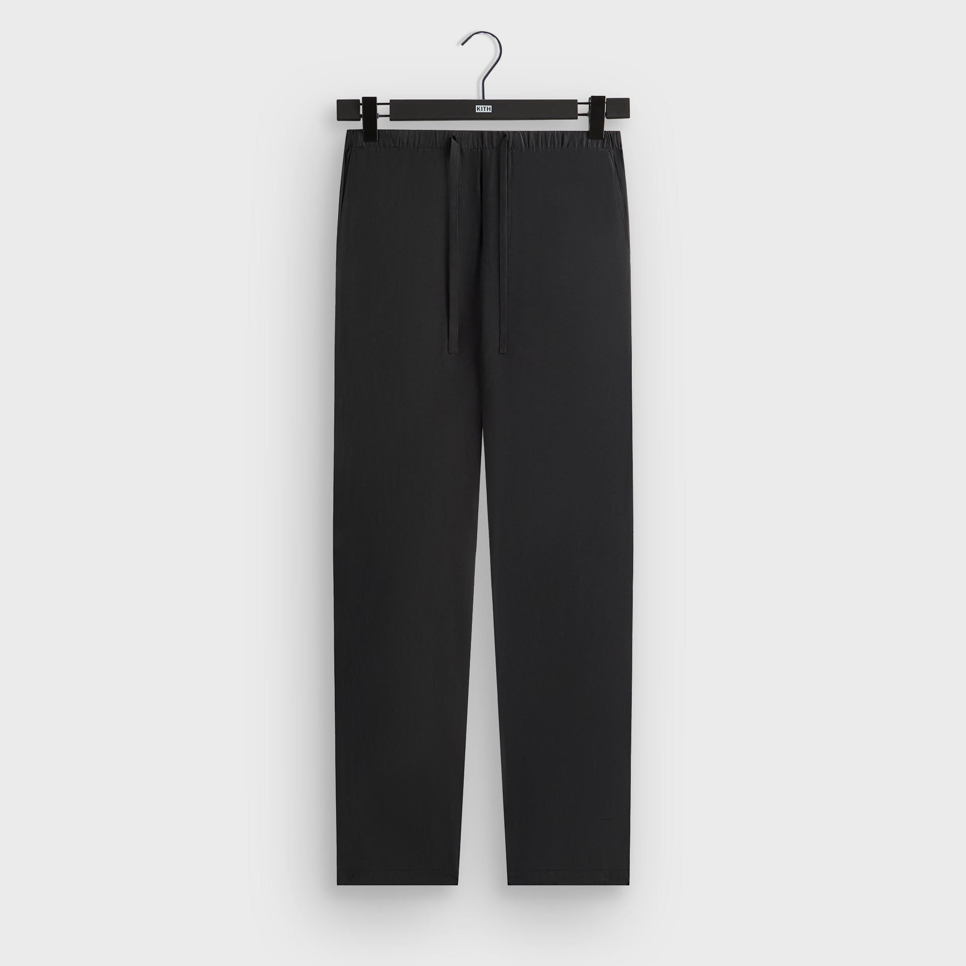 &Kin Silk Habotai Grayson Pant - Black