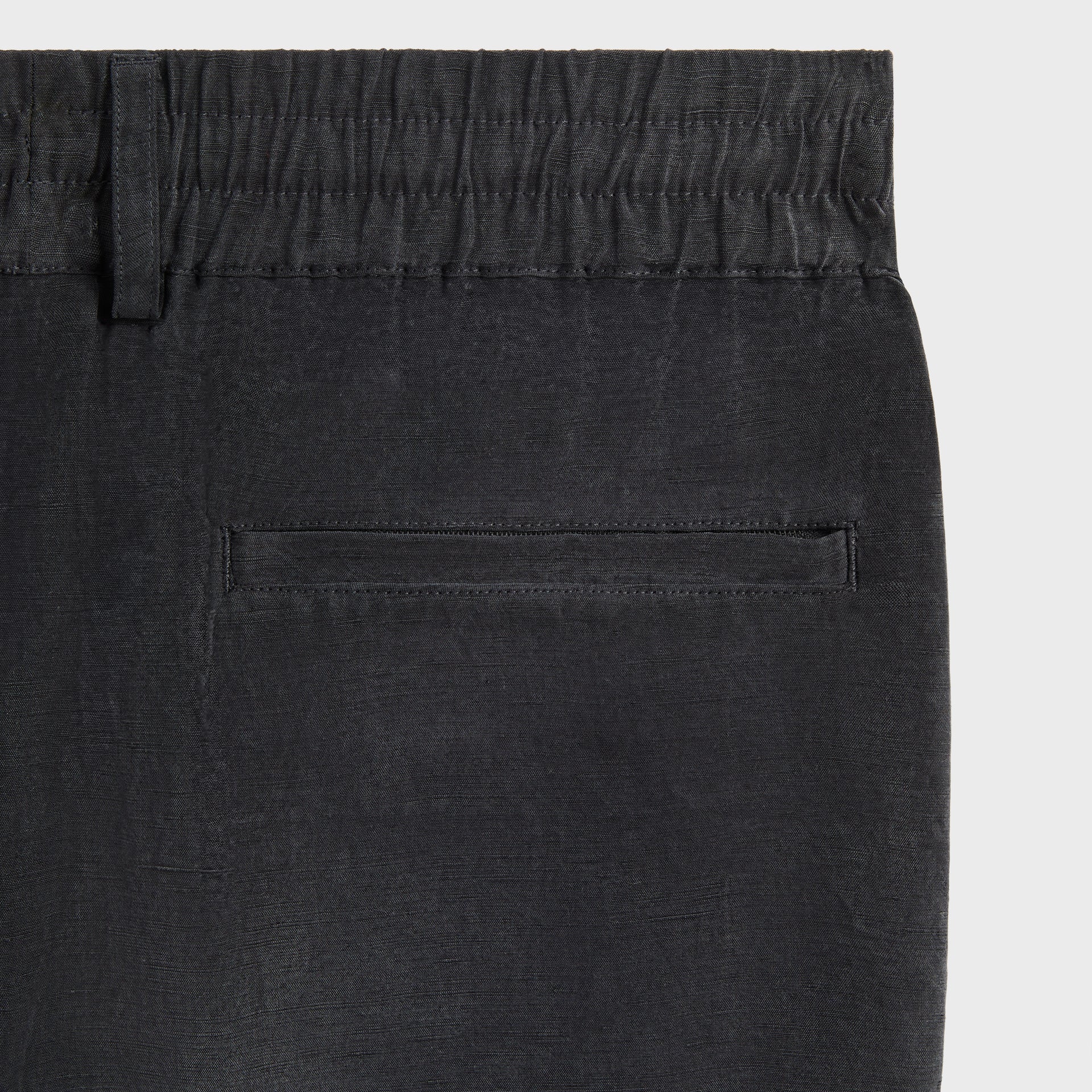 Kith Cupro Linen Jude Short - Black