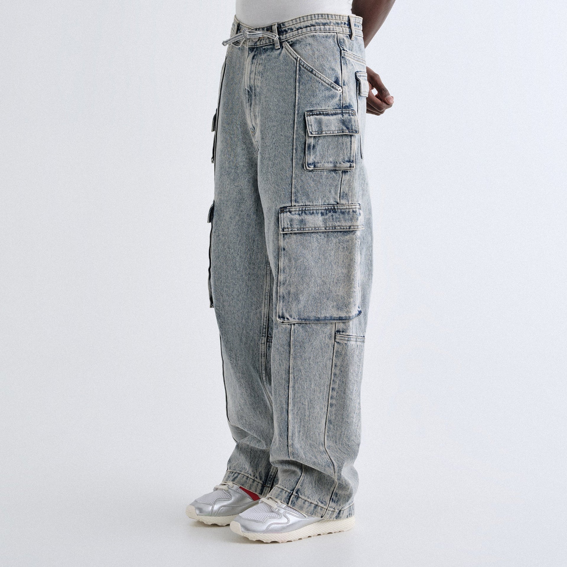 Kith Zane Denim Cargo Pant -  Cameron Wash