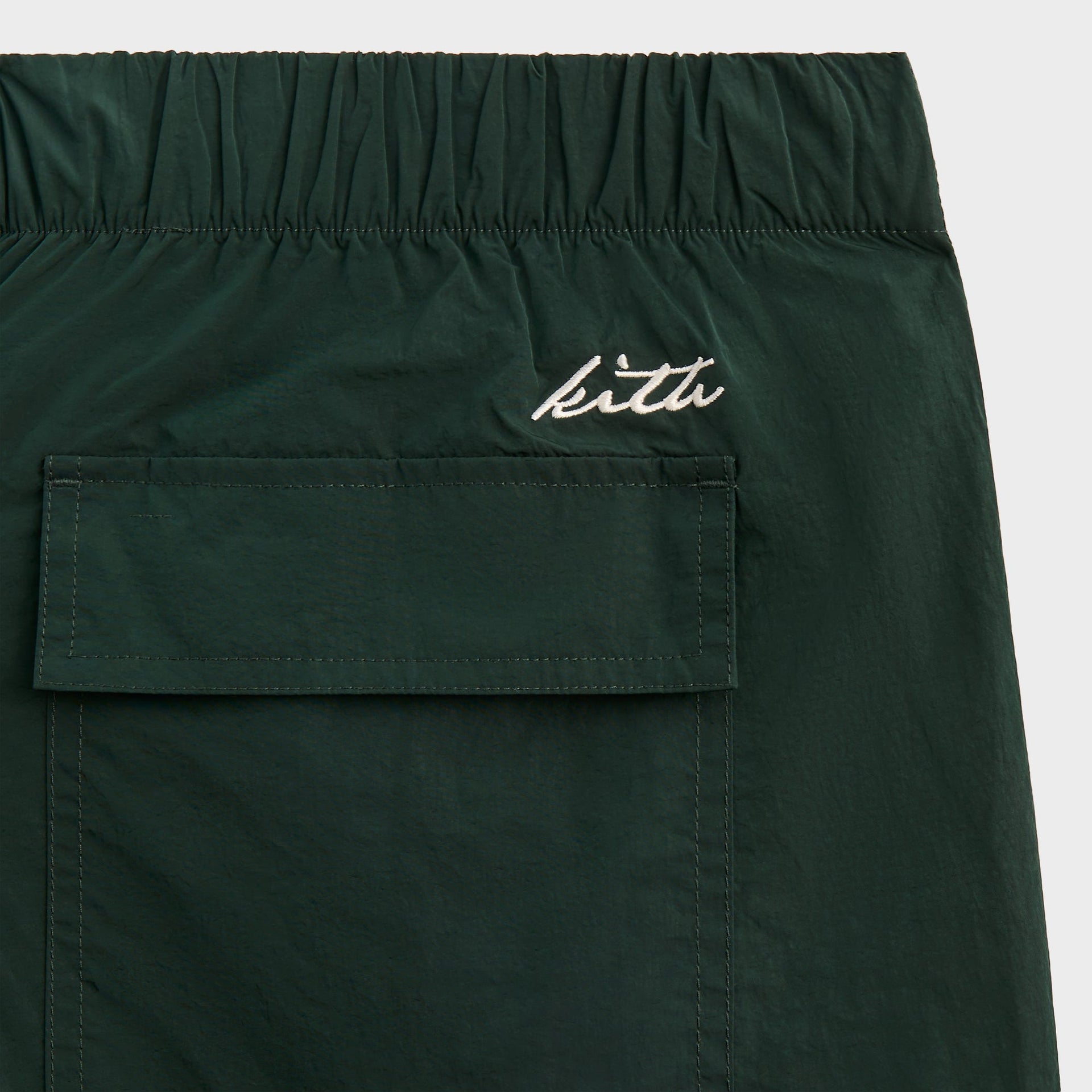Kith Wrinkle Nylon Elias Pleated Pant - Stadium