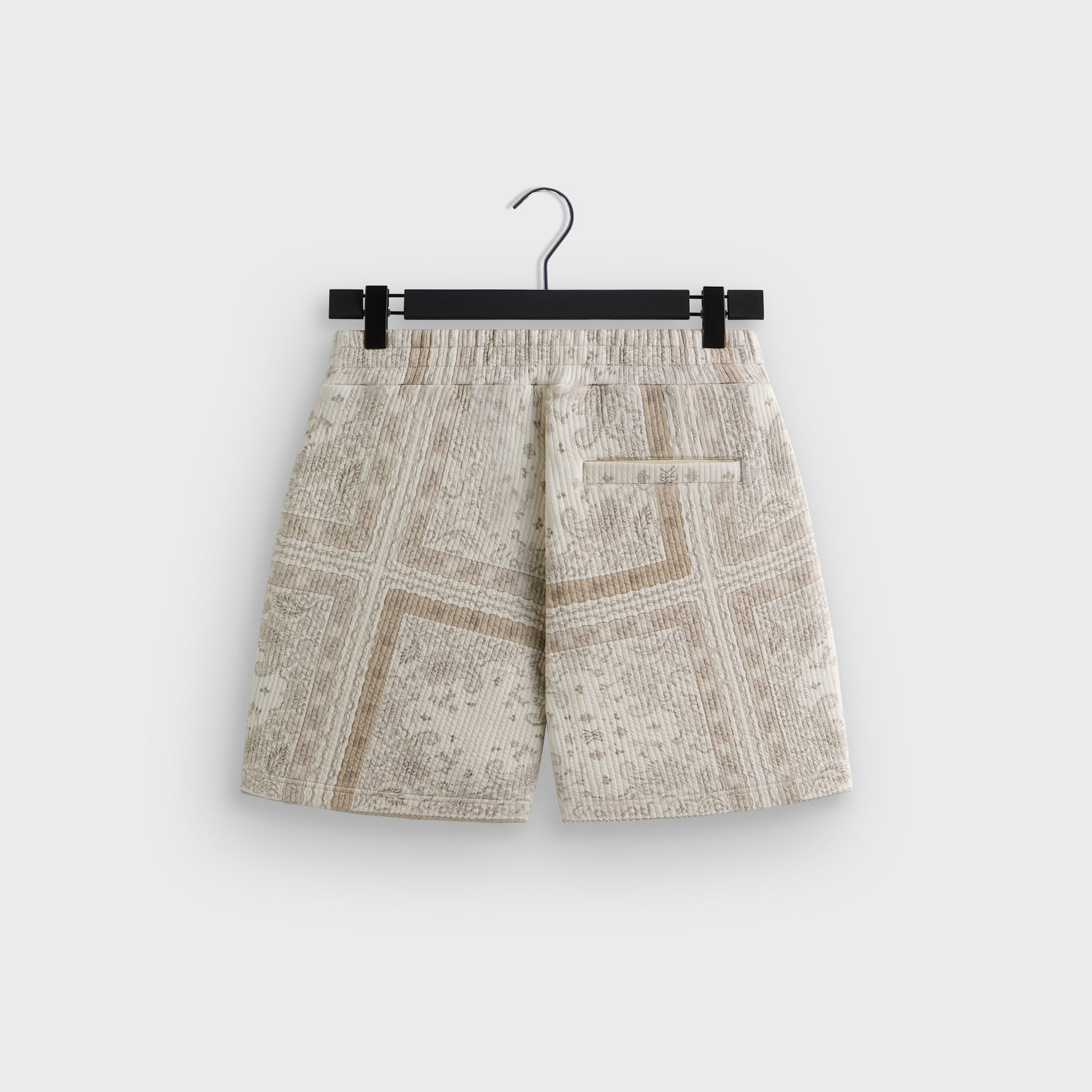 Kith Striped Interlock Curtis Short - Canvas