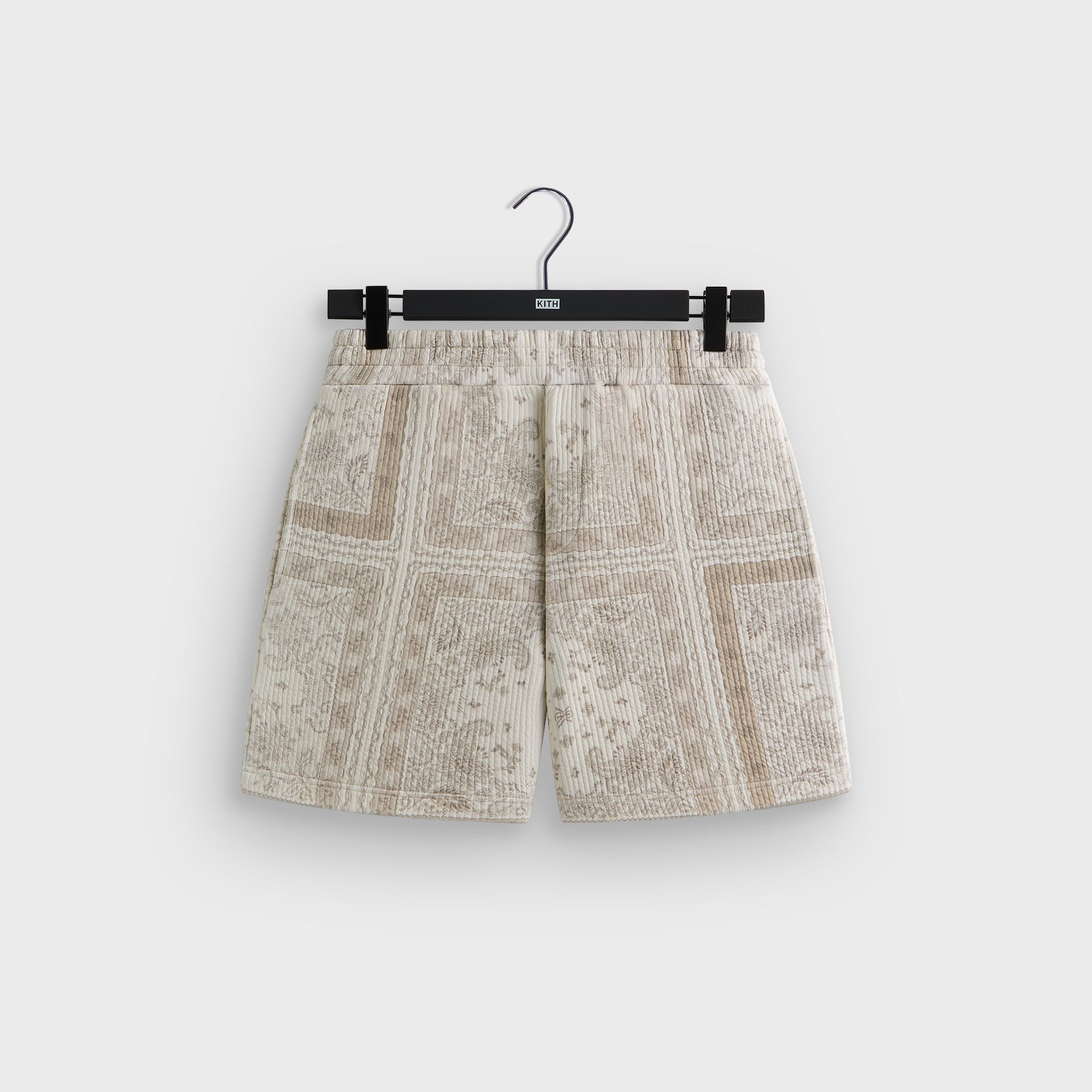 Kith Striped Interlock Curtis Short - Canvas