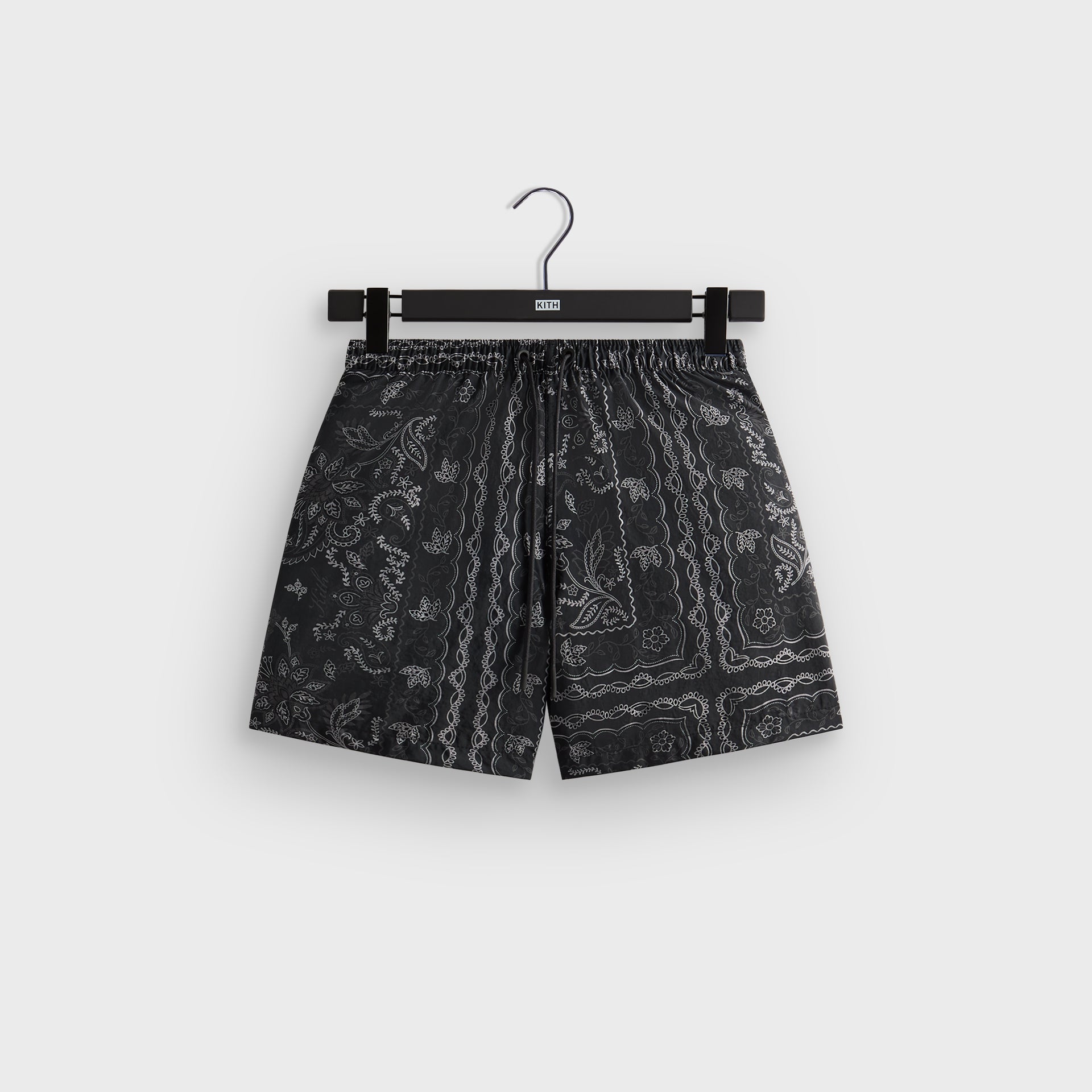 Kith Panelled Bandana Ashton Swim Short - Black