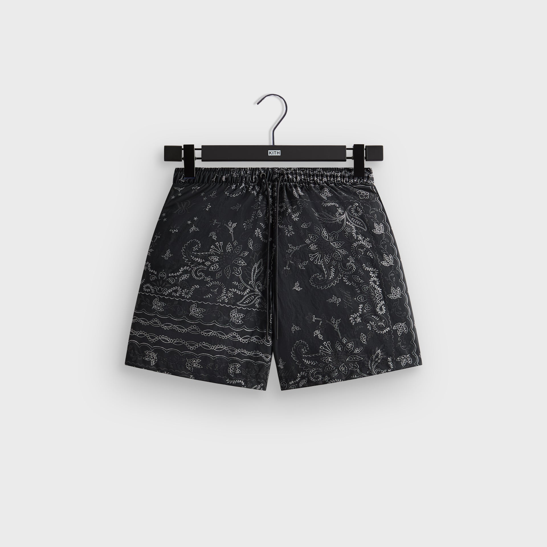 Kith Panelled Bandana Ashton Swim Short - Black