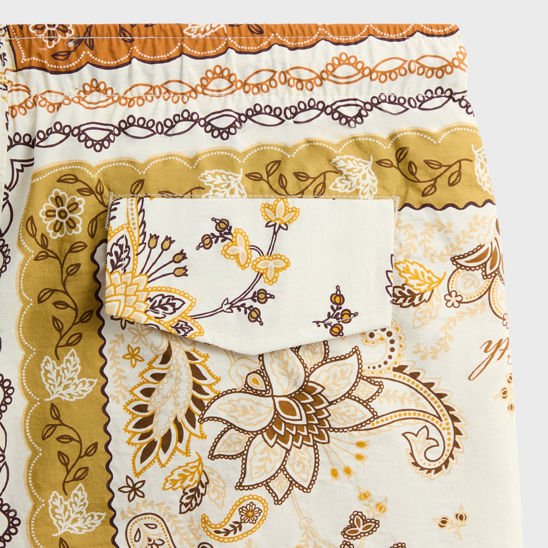 Kith Panelled Bandana Ashton Swim Short - Sandrift