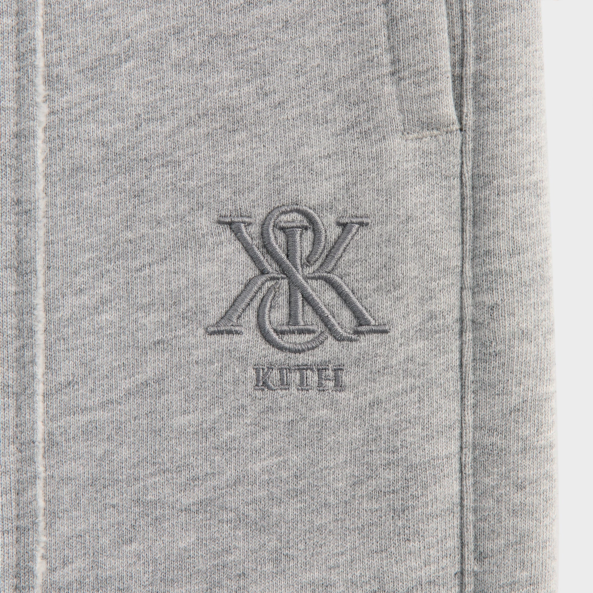 Kith Bryson Panelled Sweatpant - Mid Heather Grey