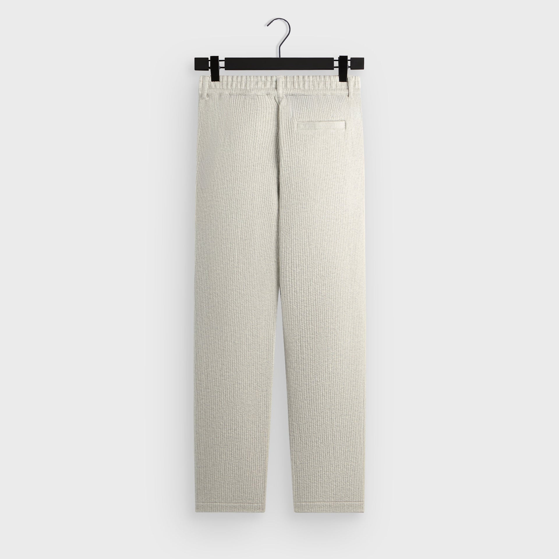Kith Striped Interlock Garrison Pant - Light Heather Grey