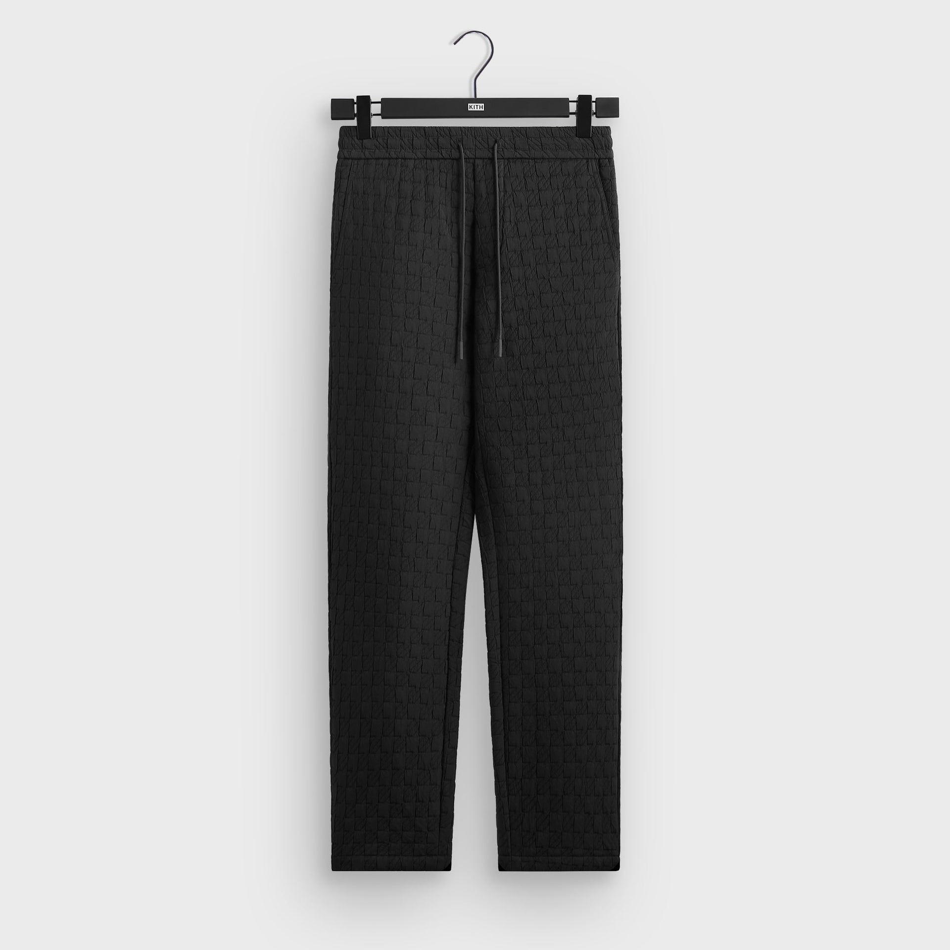 Kith Check Quilt Elmhurst Pant - Black