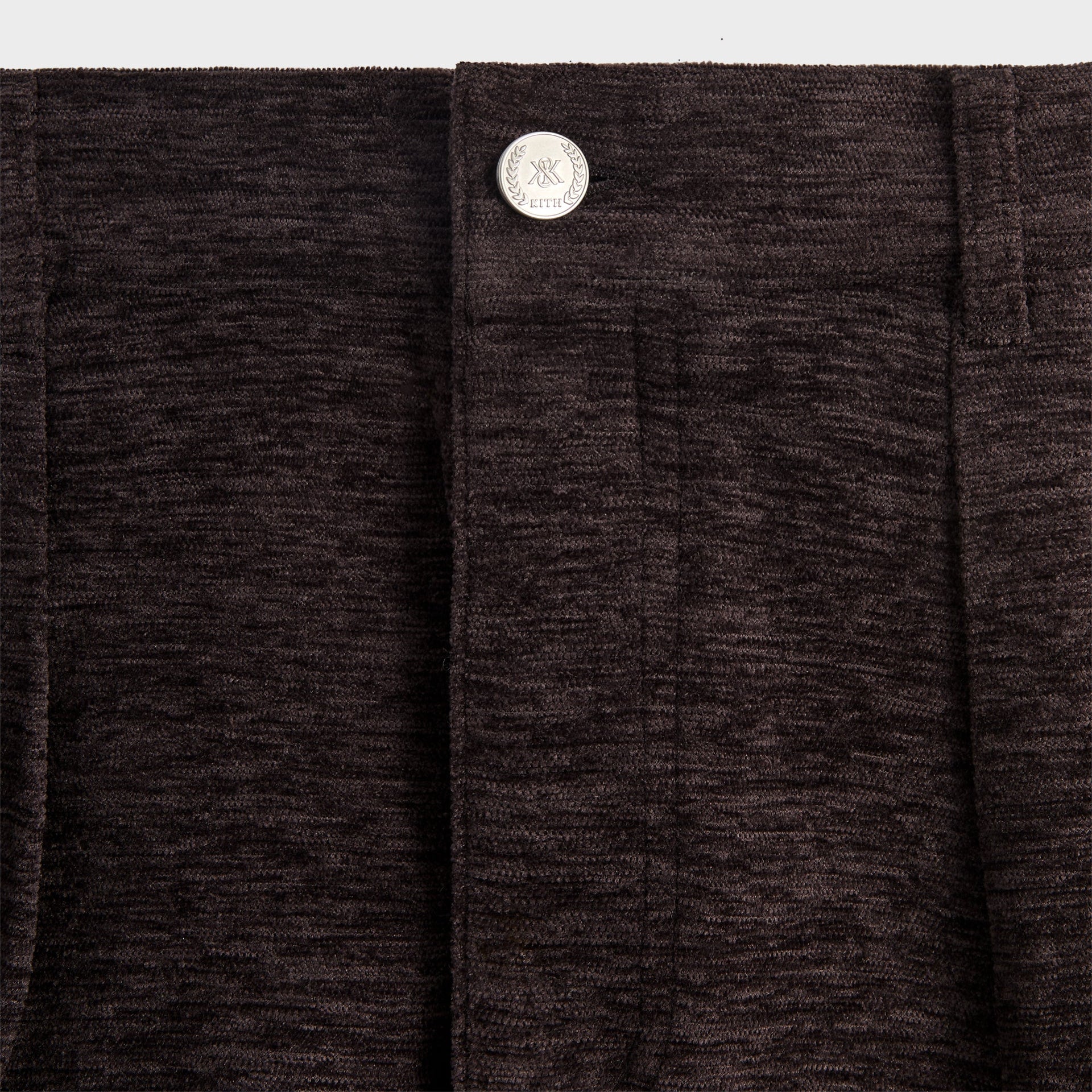 Kith Chenille Brett Pleated Taper Trouser - Kindling